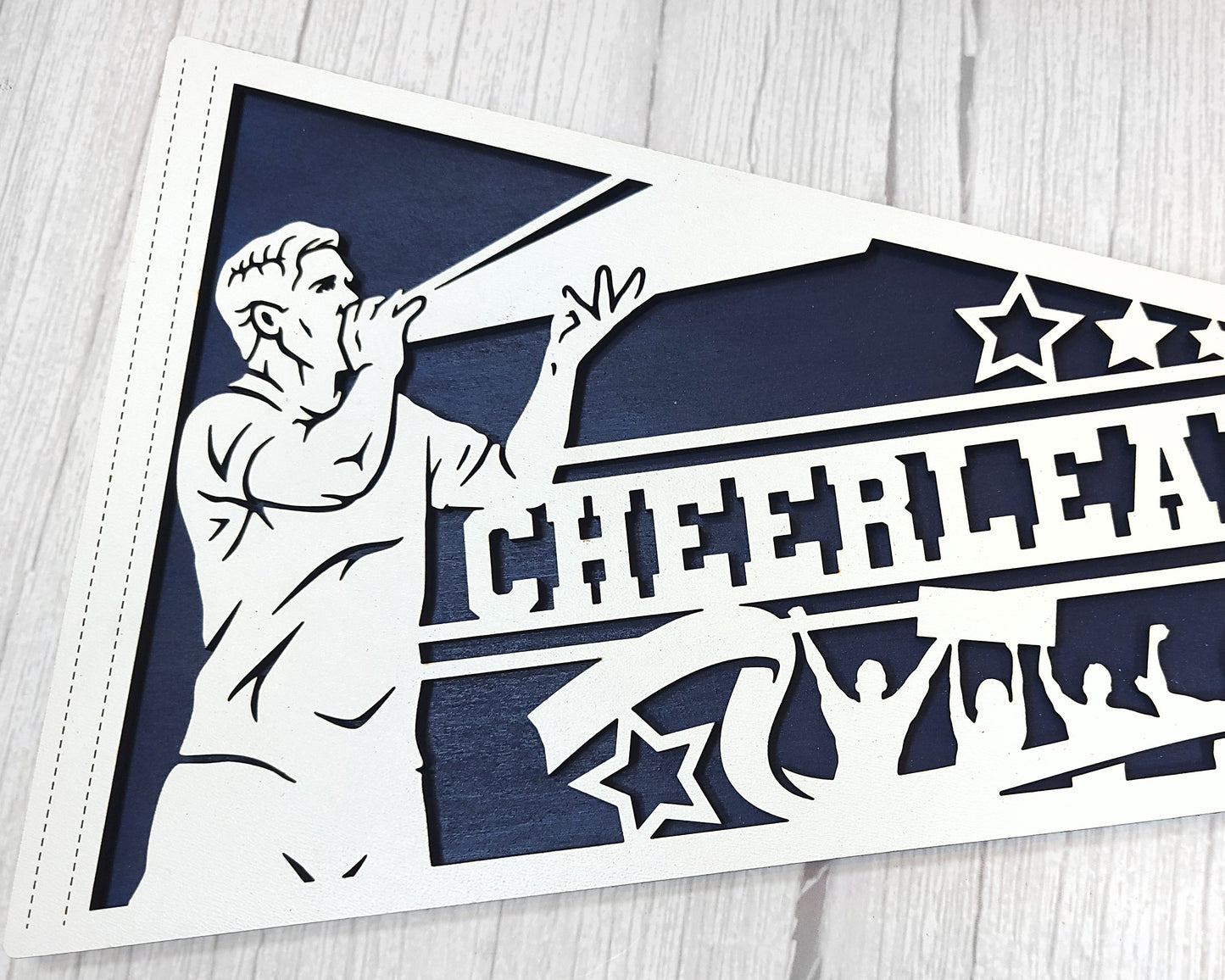 Stadium Series Sports Pennant-Cheerleading (Customizable)