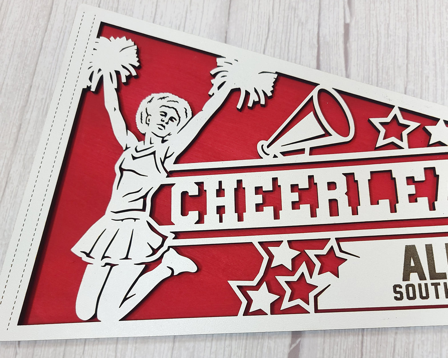 Stadium Series Sports Pennant-Cheerleading (Customizable)