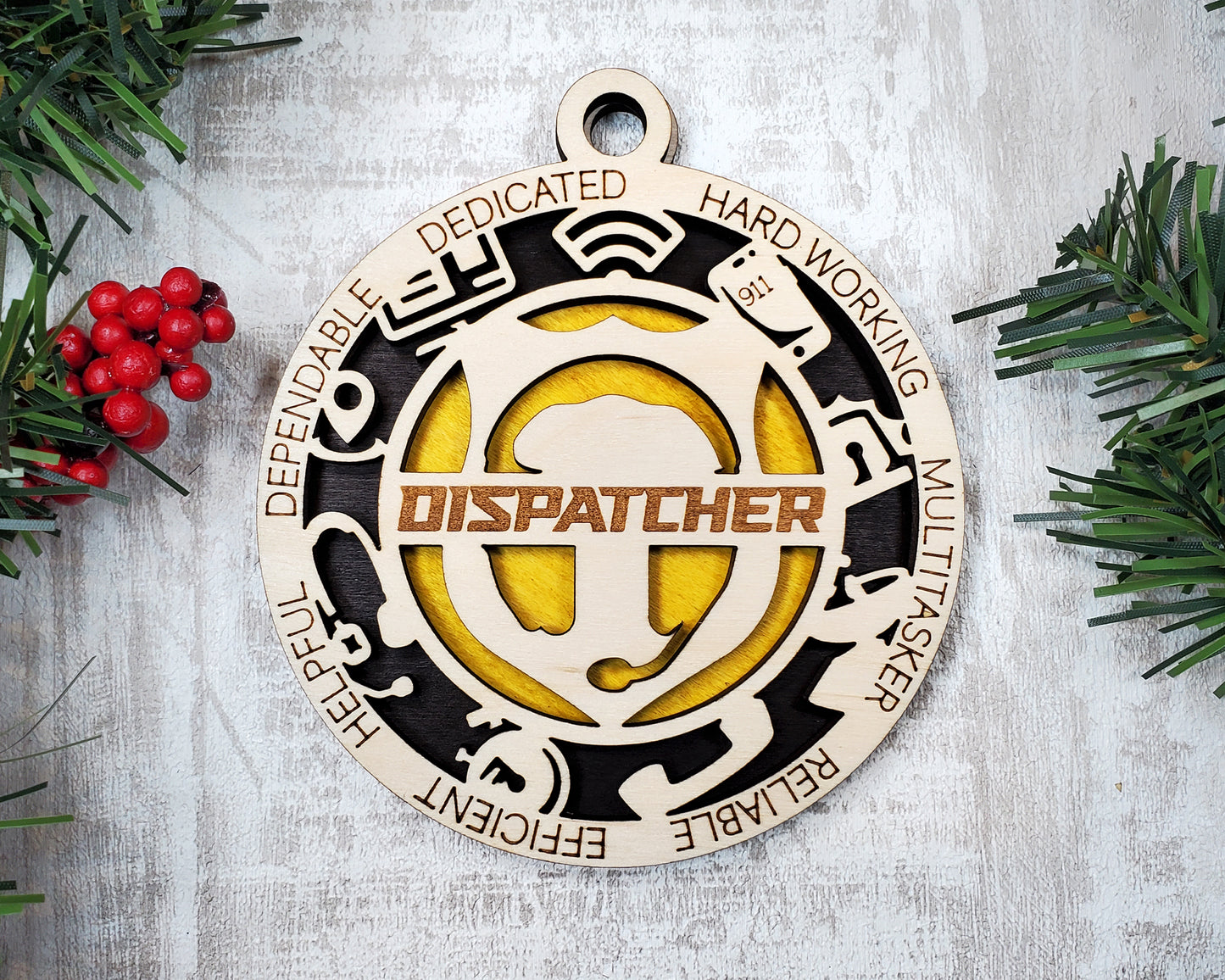 First Responder Ornaments (Customizable)