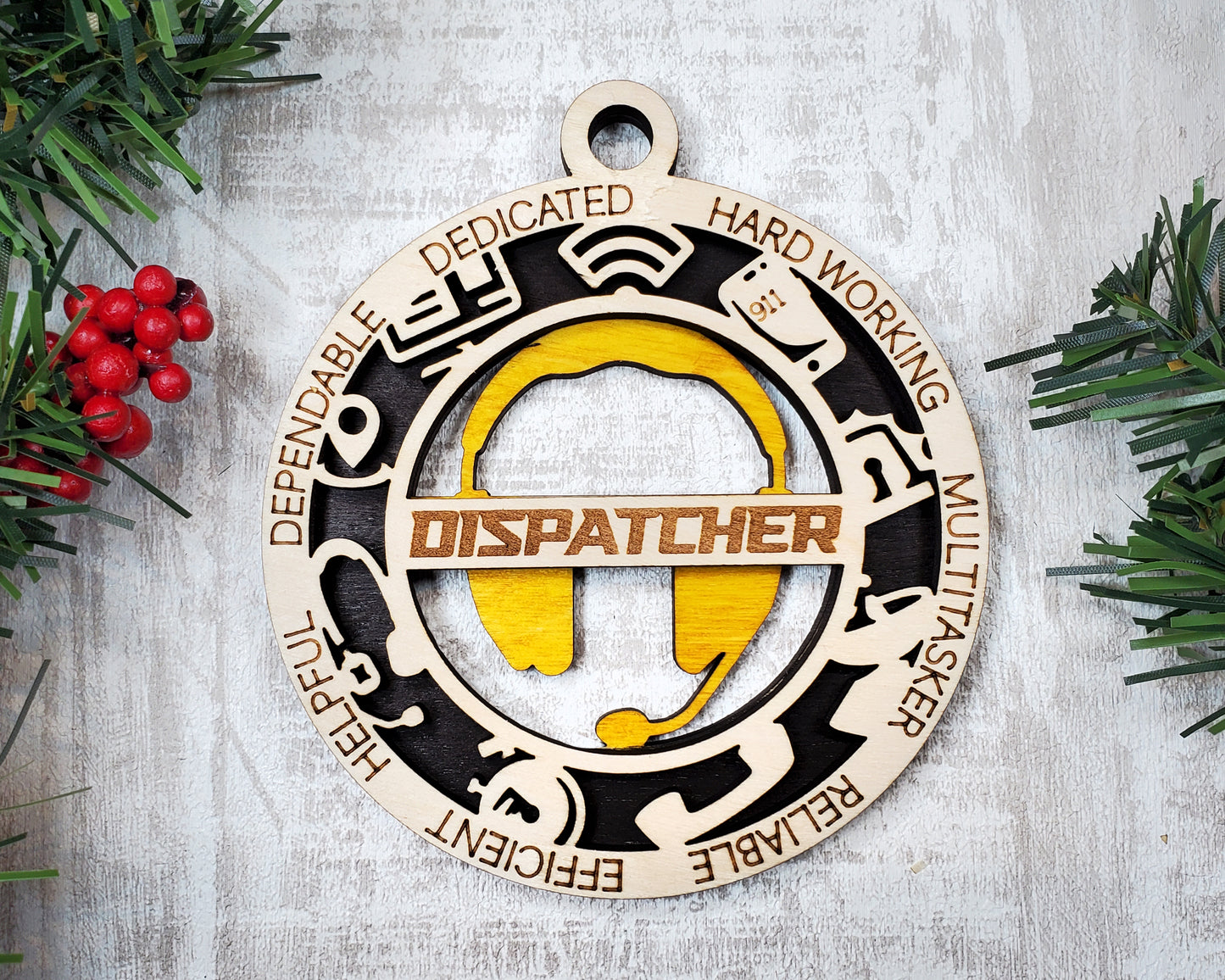 First Responder Ornaments (Customizable)