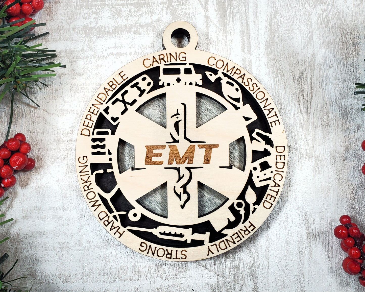 First Responder Ornaments (Customizable)