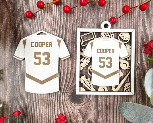 Sports Jersey Ornament- Field Hockey (Customizable)