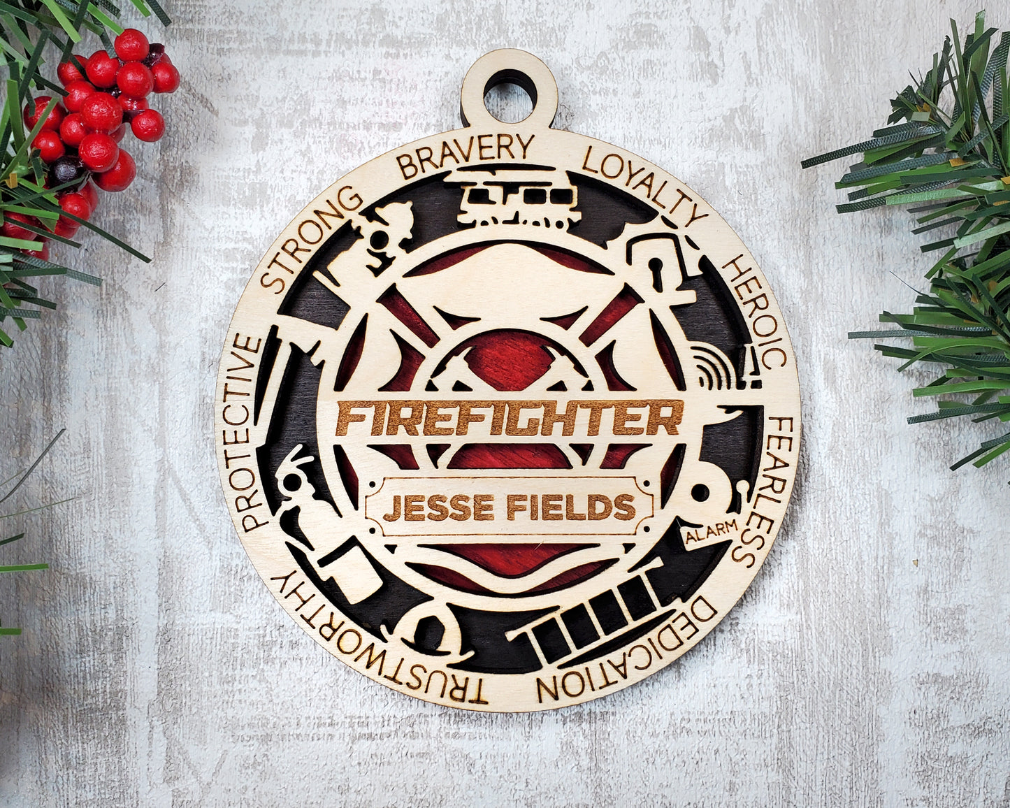 First Responder Ornaments (Customizable)