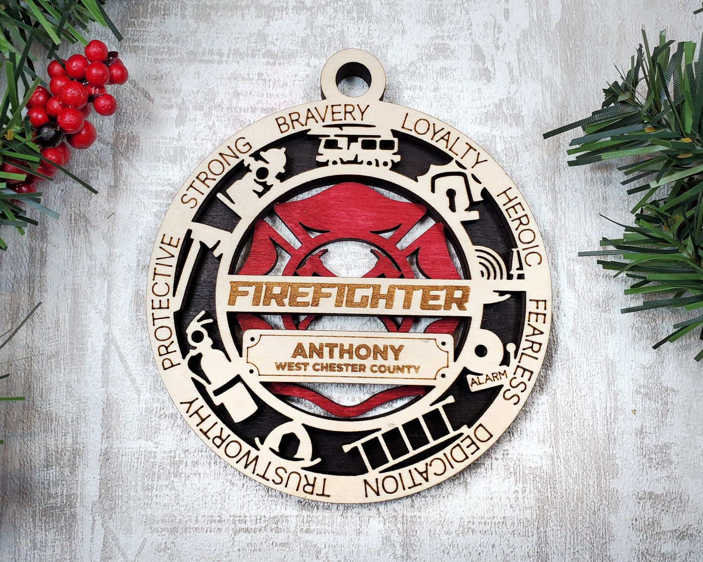 First Responder Ornaments (Customizable)