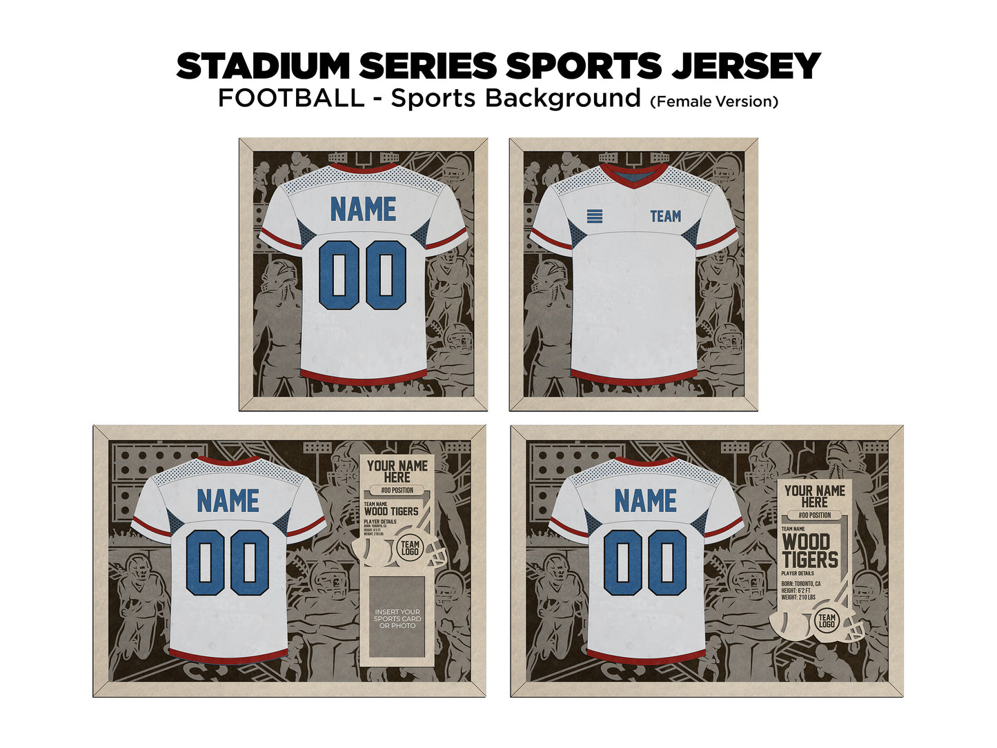 Stadium Series Jerseys-Football (Customizable)