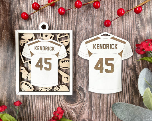 Sports Jersey Ornament-Football (Customizable)