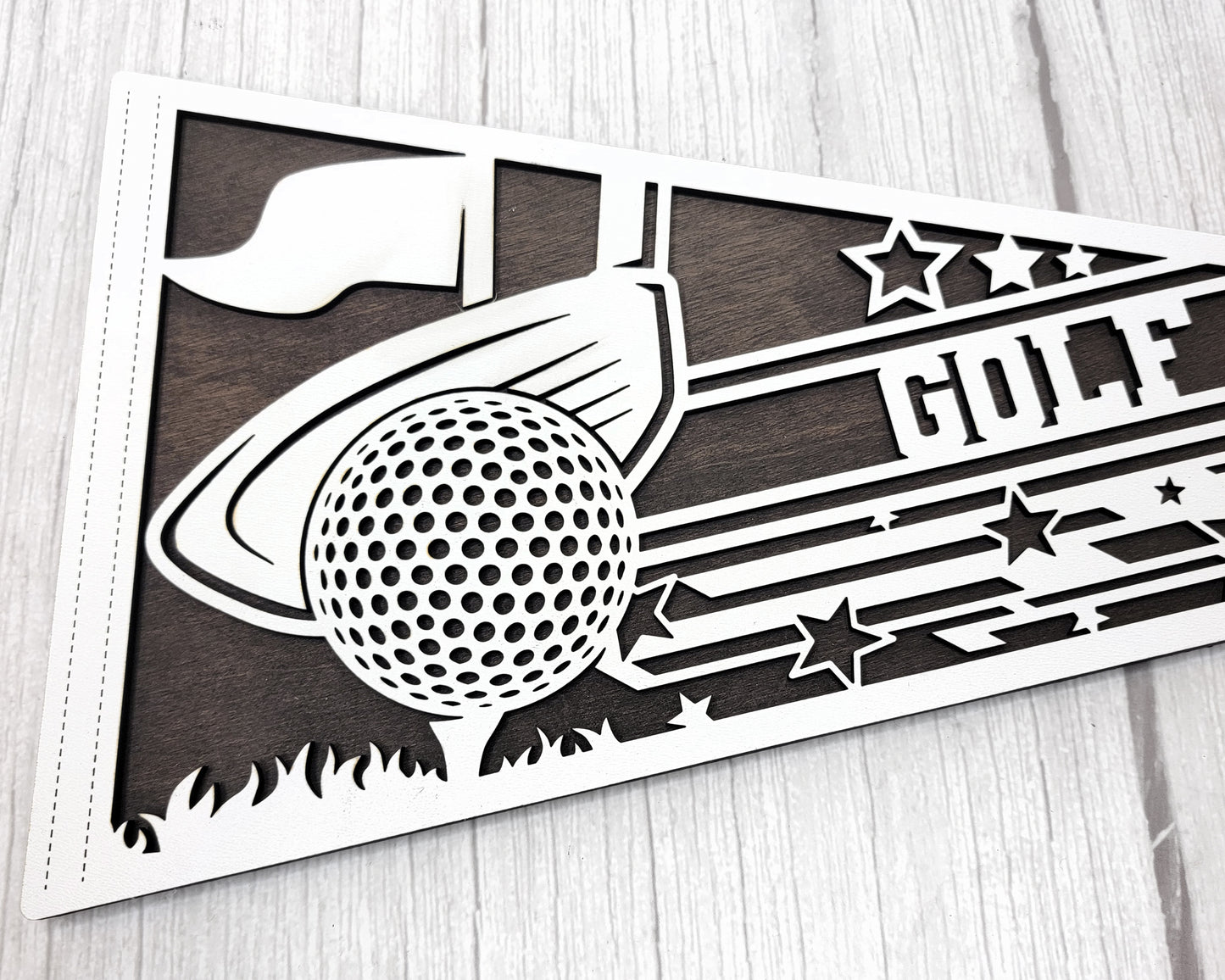 Stadium Series Sports Pennant-Golf (Customizable)