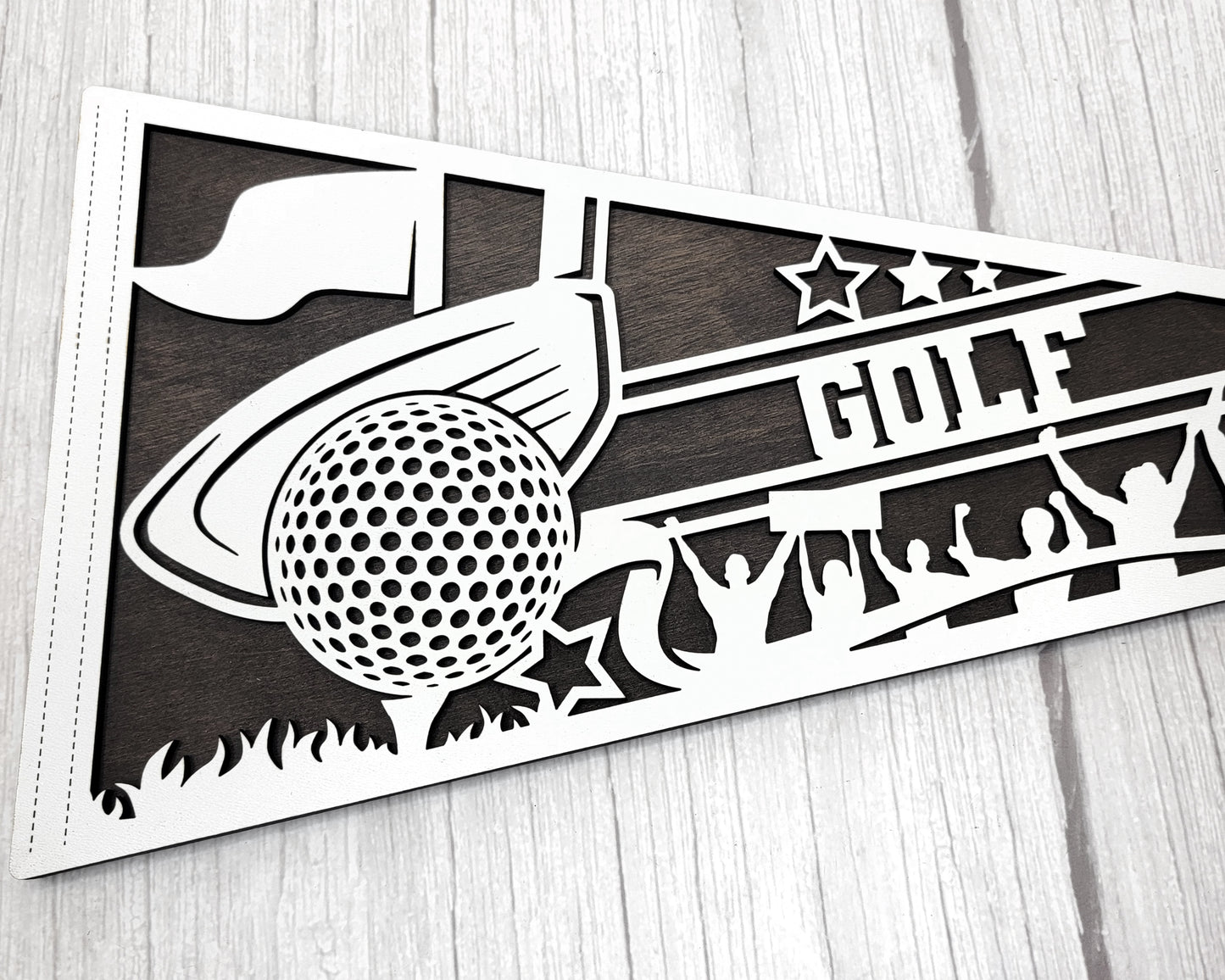 Stadium Series Sports Pennant-Golf (Customizable)