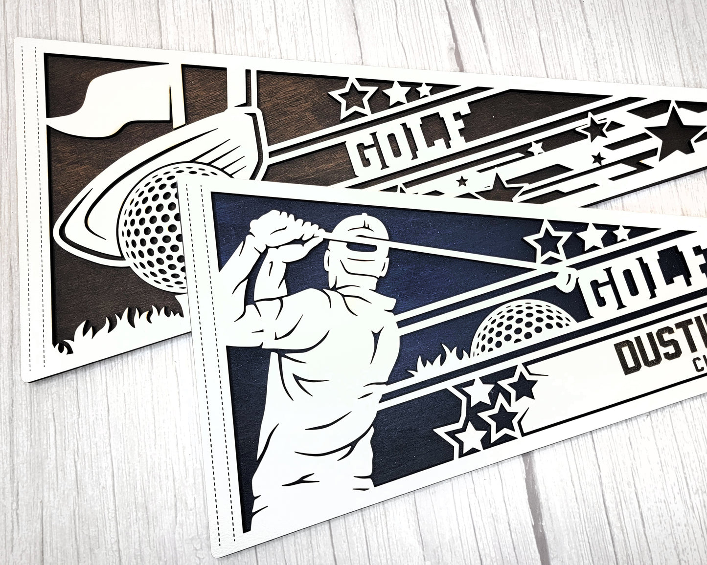 Stadium Series Sports Pennant-Golf (Customizable)