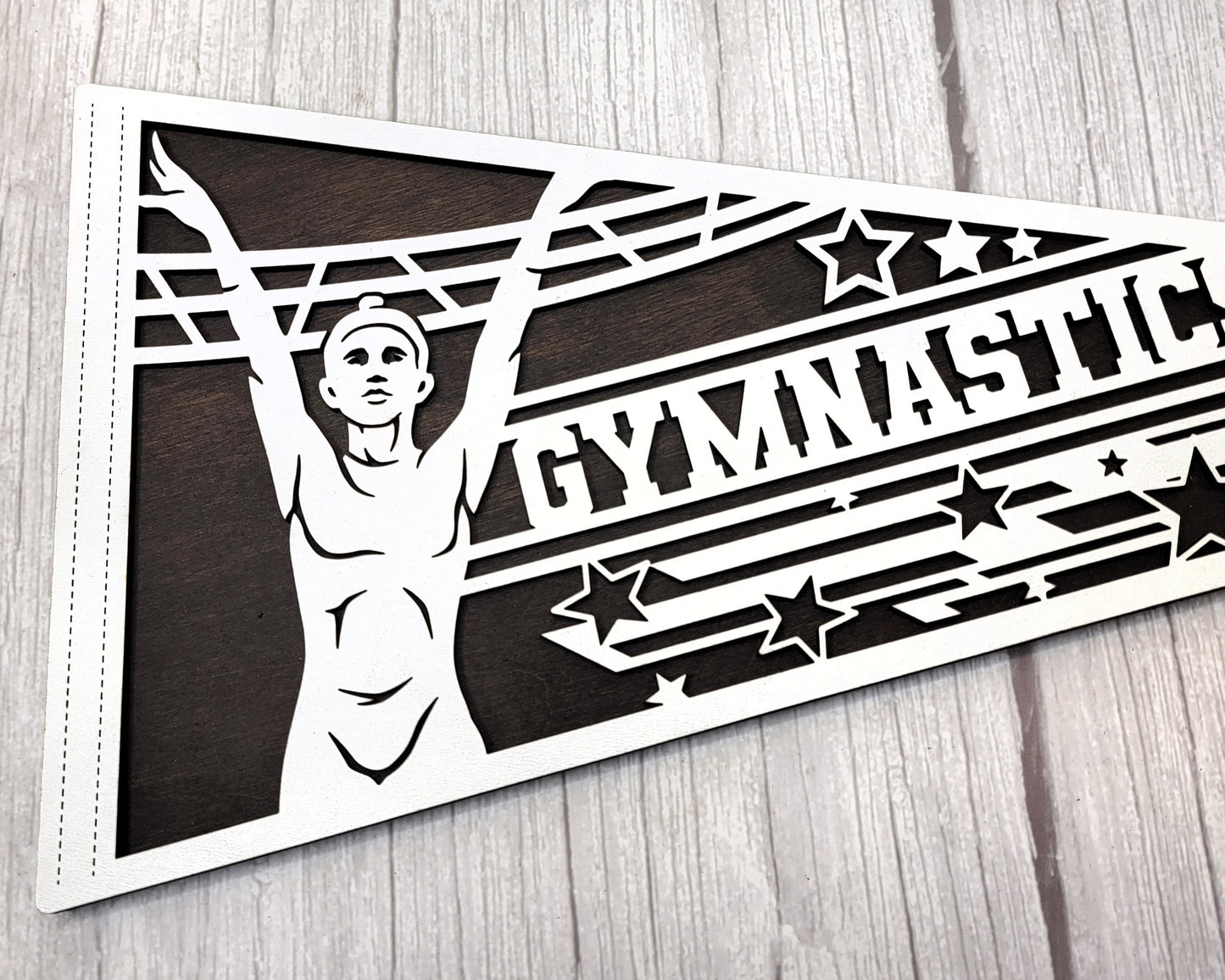 Stadium Series Sports Pennant-Gymnastics (Customizable)