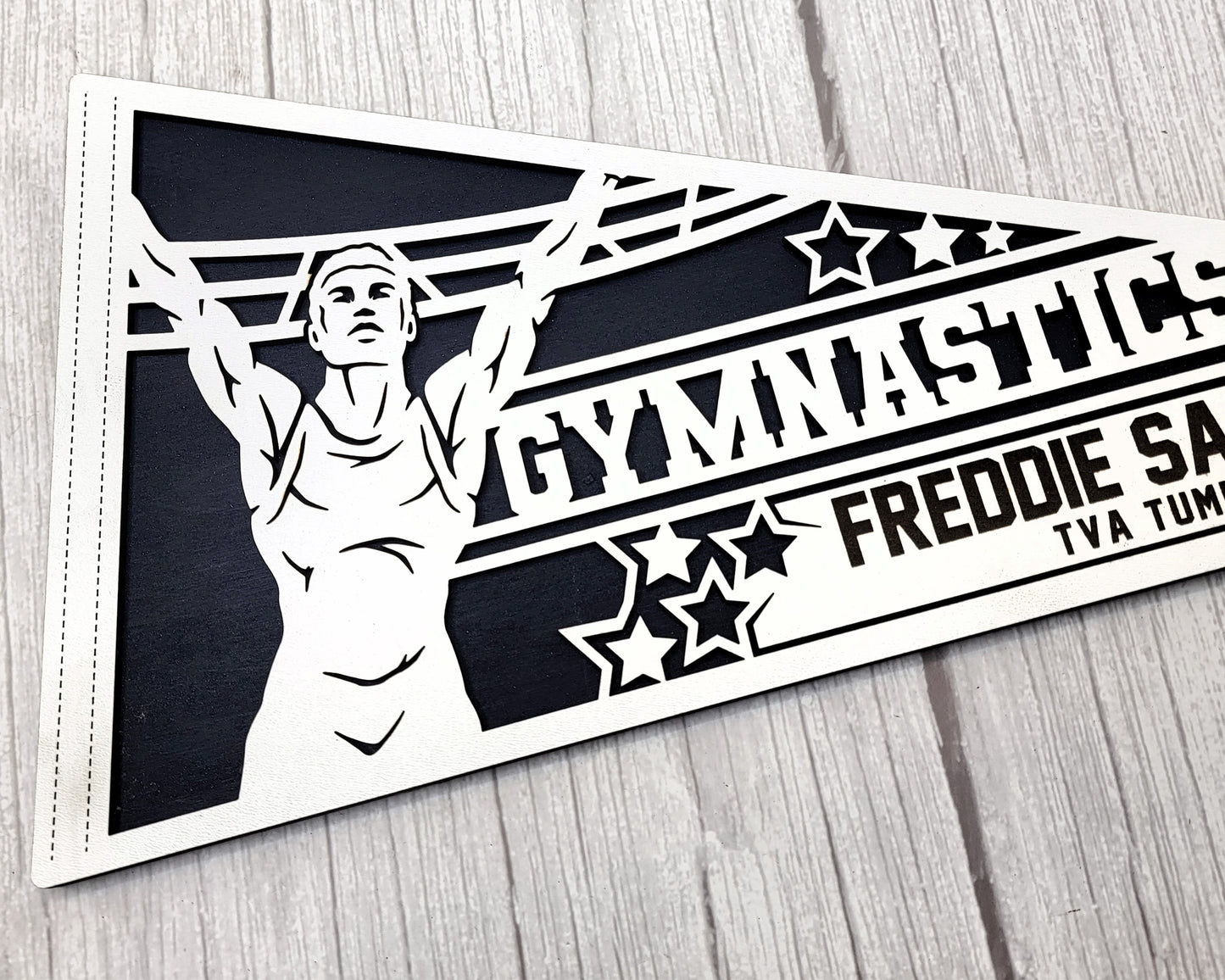 Stadium Series Sports Pennant-Gymnastics (Customizable)