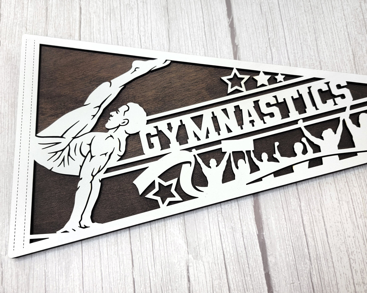 Stadium Series Sports Pennant-Gymnastics (Customizable)