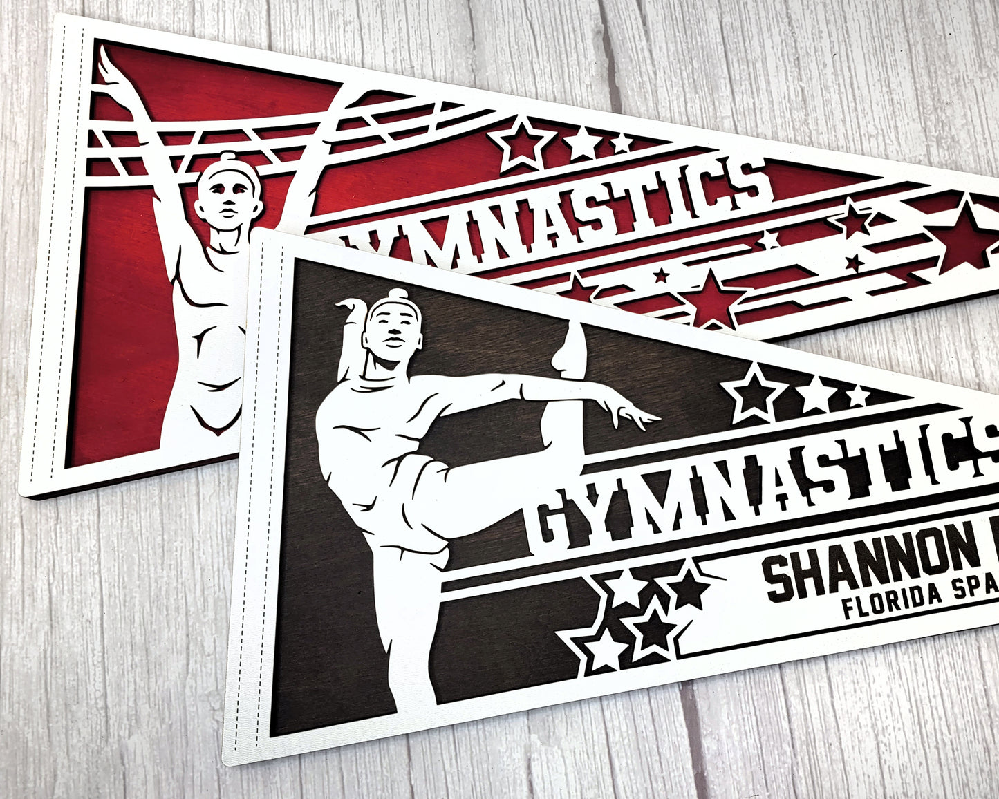 Stadium Series Sports Pennant-Gymnastics (Customizable)