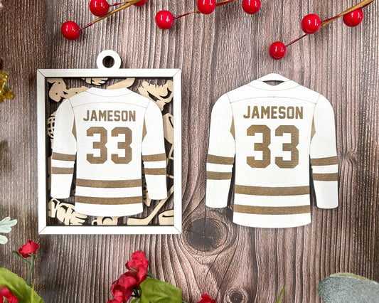 Sports Jersey Ornament- Hockey (Customizable)