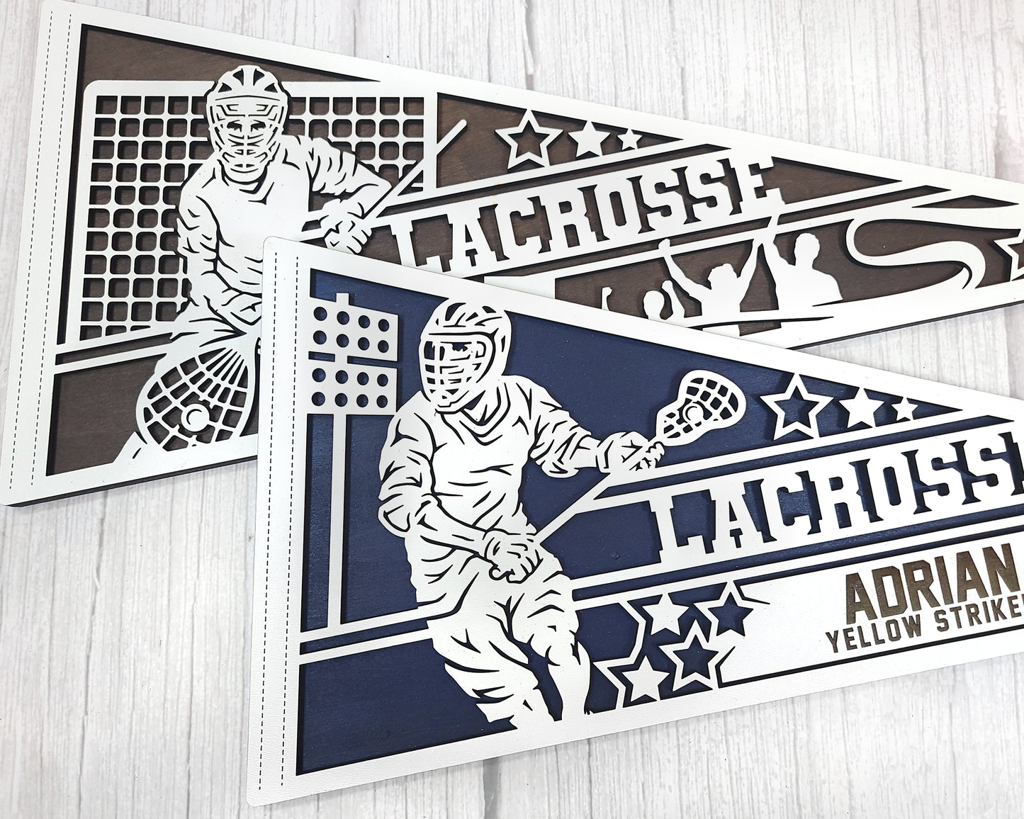 Stadium Series Sports Pennants-Lacrosse (Customizable)