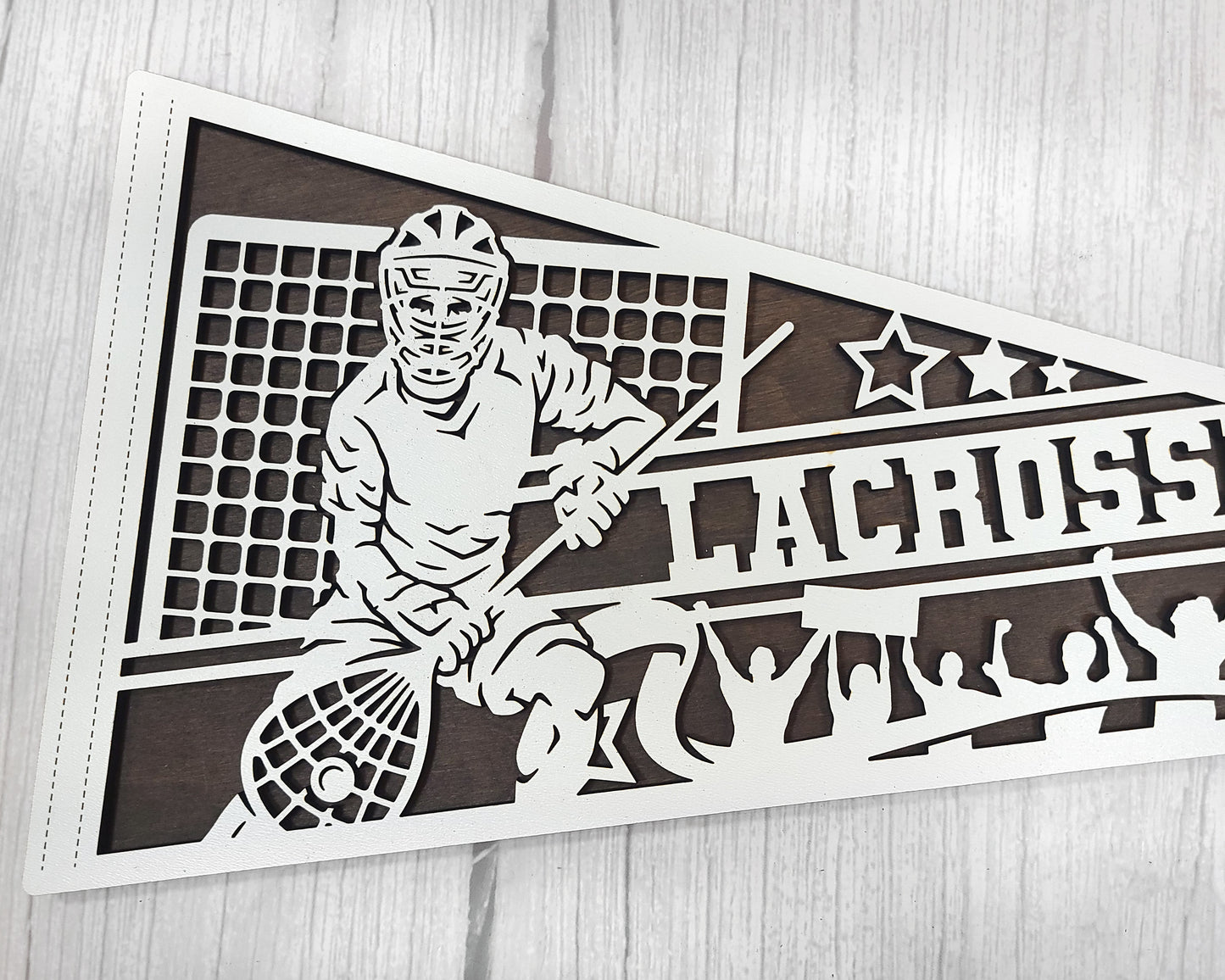 Stadium Series Sports Pennants-Lacrosse (Customizable)