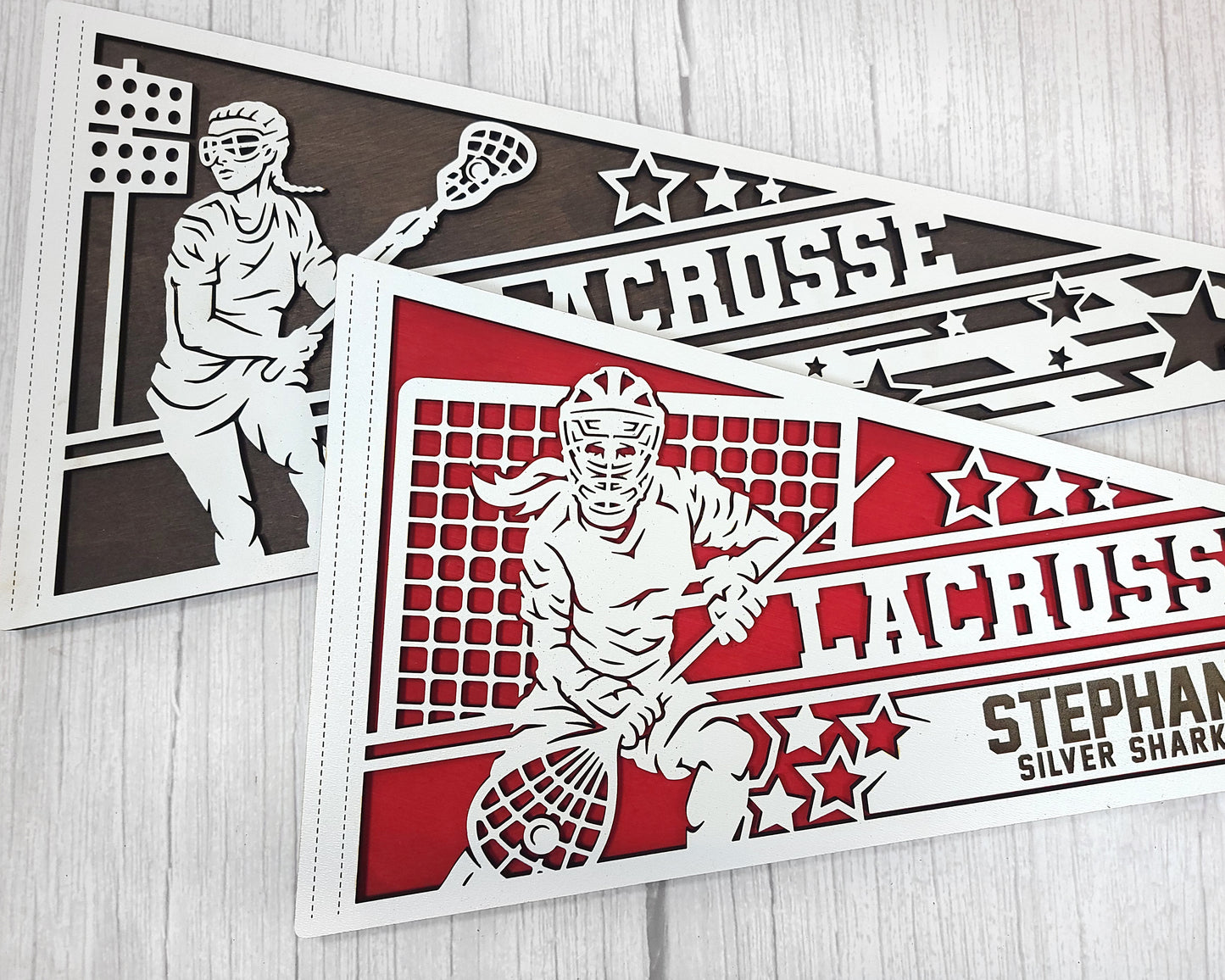 Stadium Series Sports Pennants-Lacrosse (Customizable)