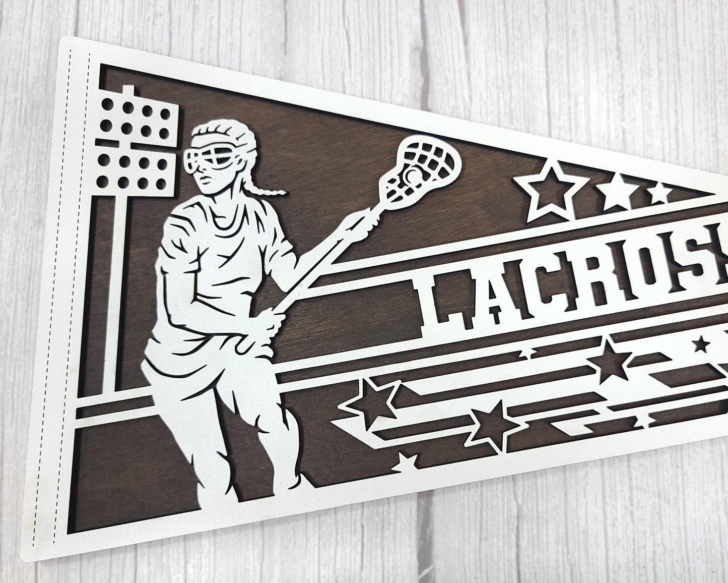 Stadium Series Sports Pennants-Lacrosse (Customizable)