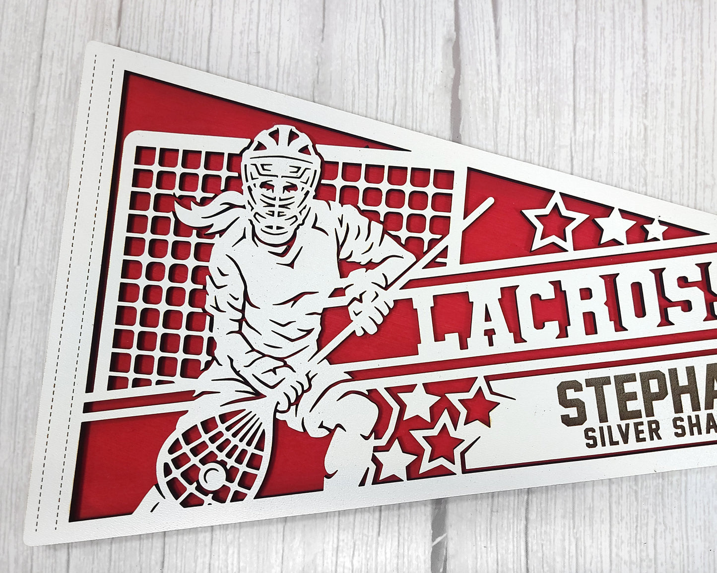 Stadium Series Sports Pennants-Lacrosse (Customizable)