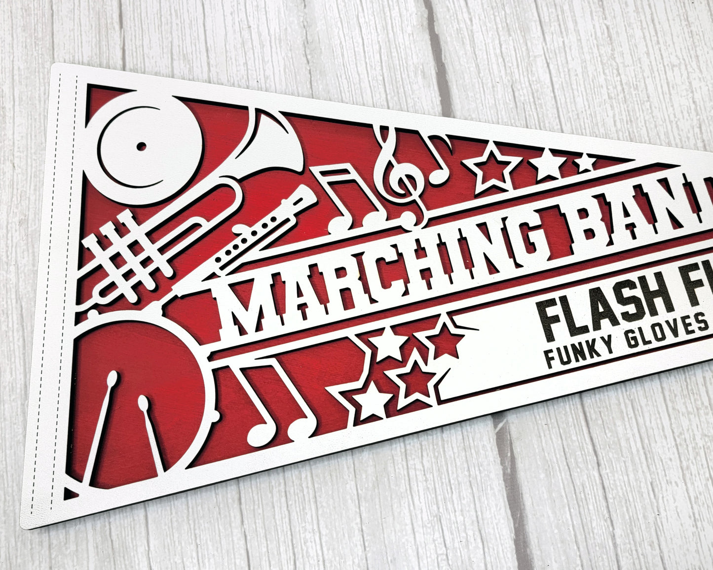 Stadium Series Sports Pennant-Marching Band (Customizable)