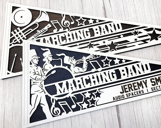 Stadium Series Sports Pennant-Marching Band (Customizable)