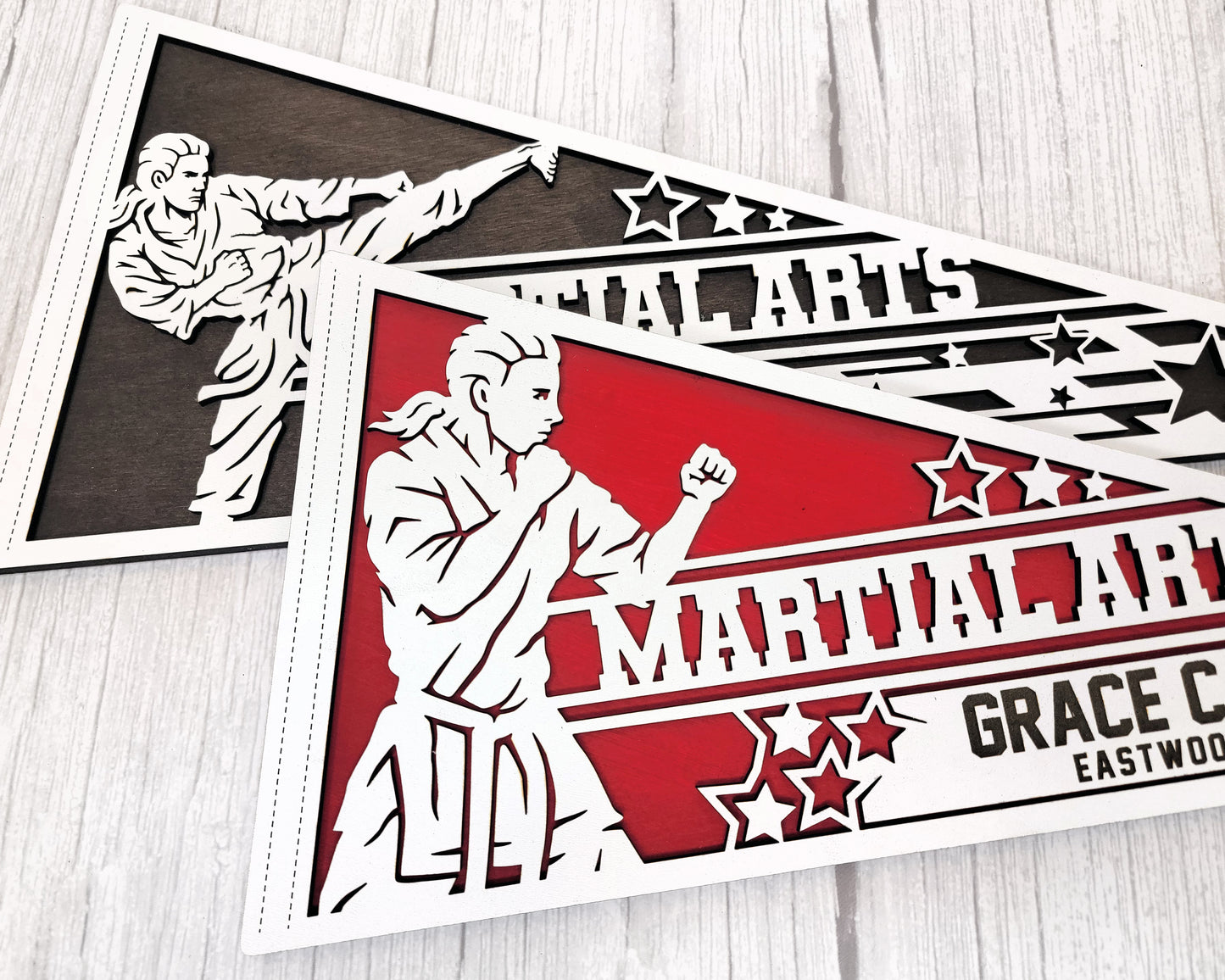 Stadium Series Pennant-Martial Arts (Customizable)