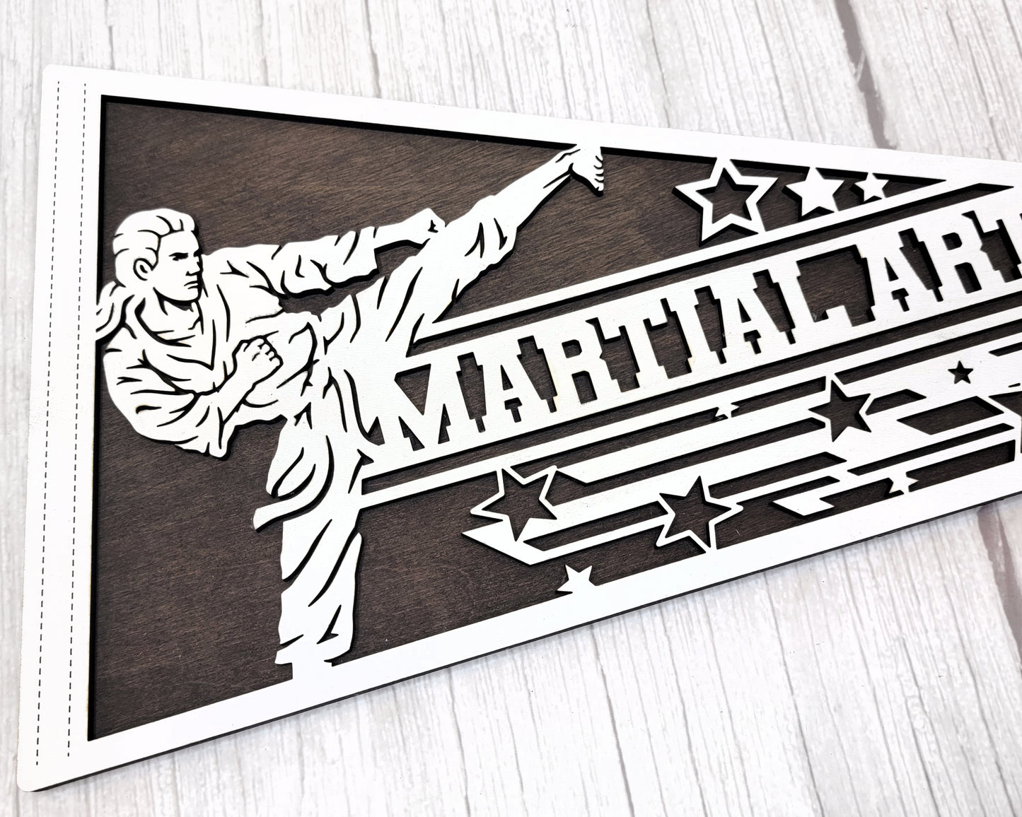 Stadium Series Pennant-Martial Arts (Customizable)