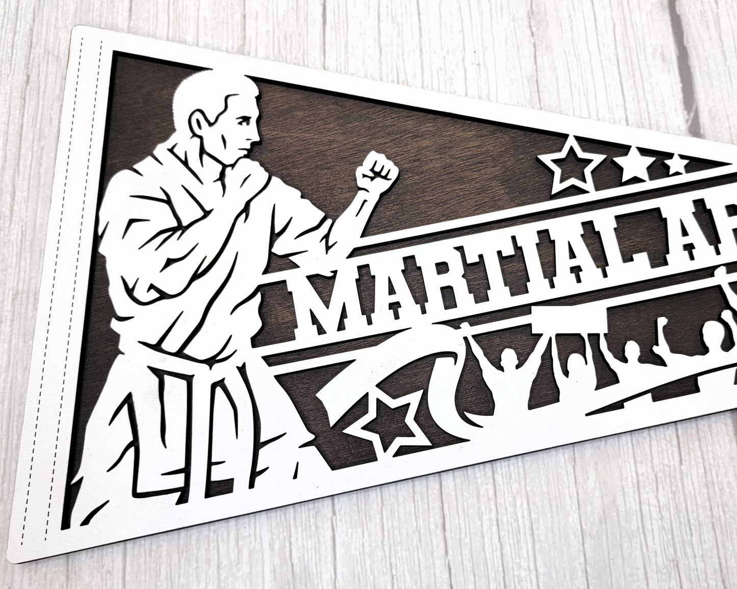 Stadium Series Pennant-Martial Arts (Customizable)