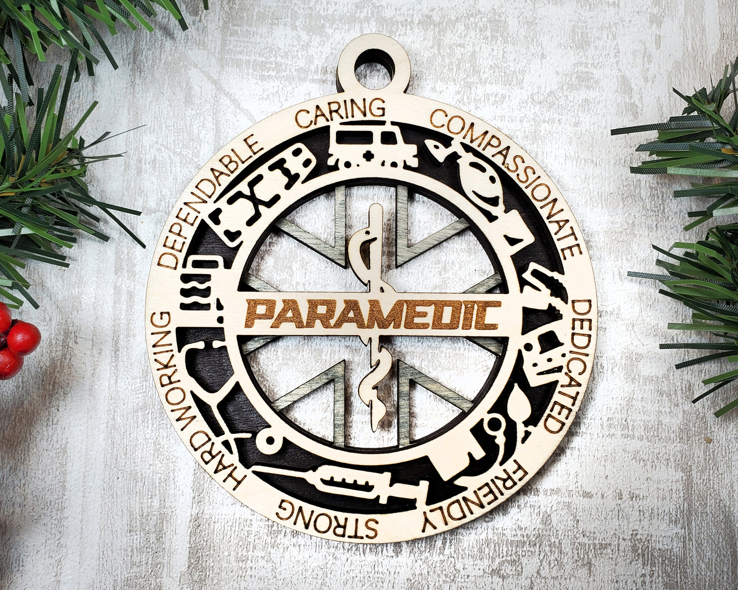 First Responder Ornaments (Customizable)