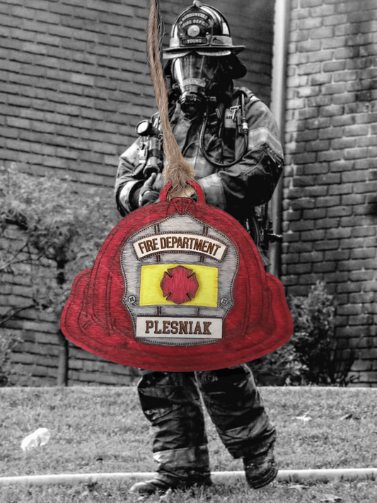 Fire Helmet Ornament