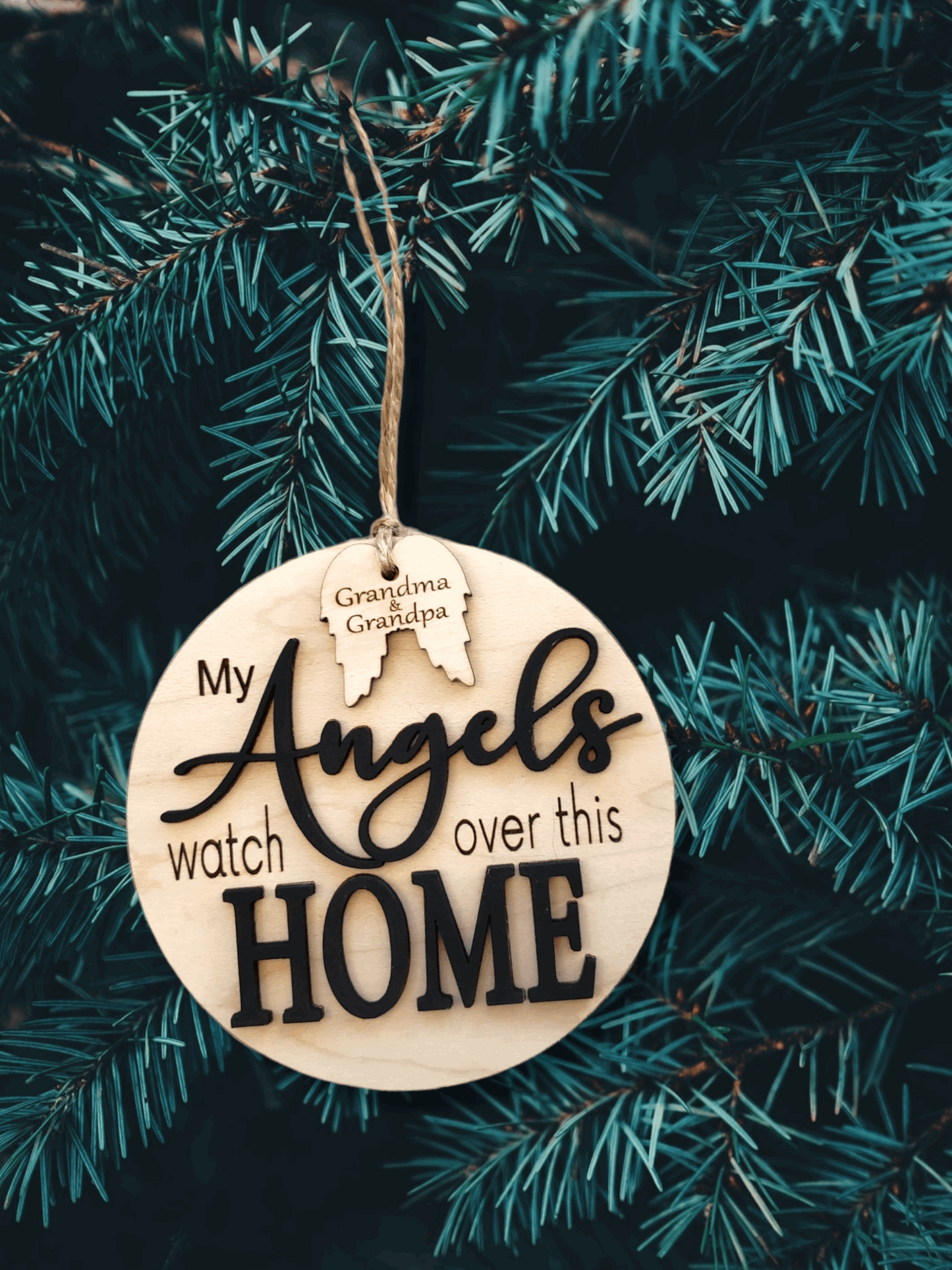 Angel(s) Watch Over This Home Ornament