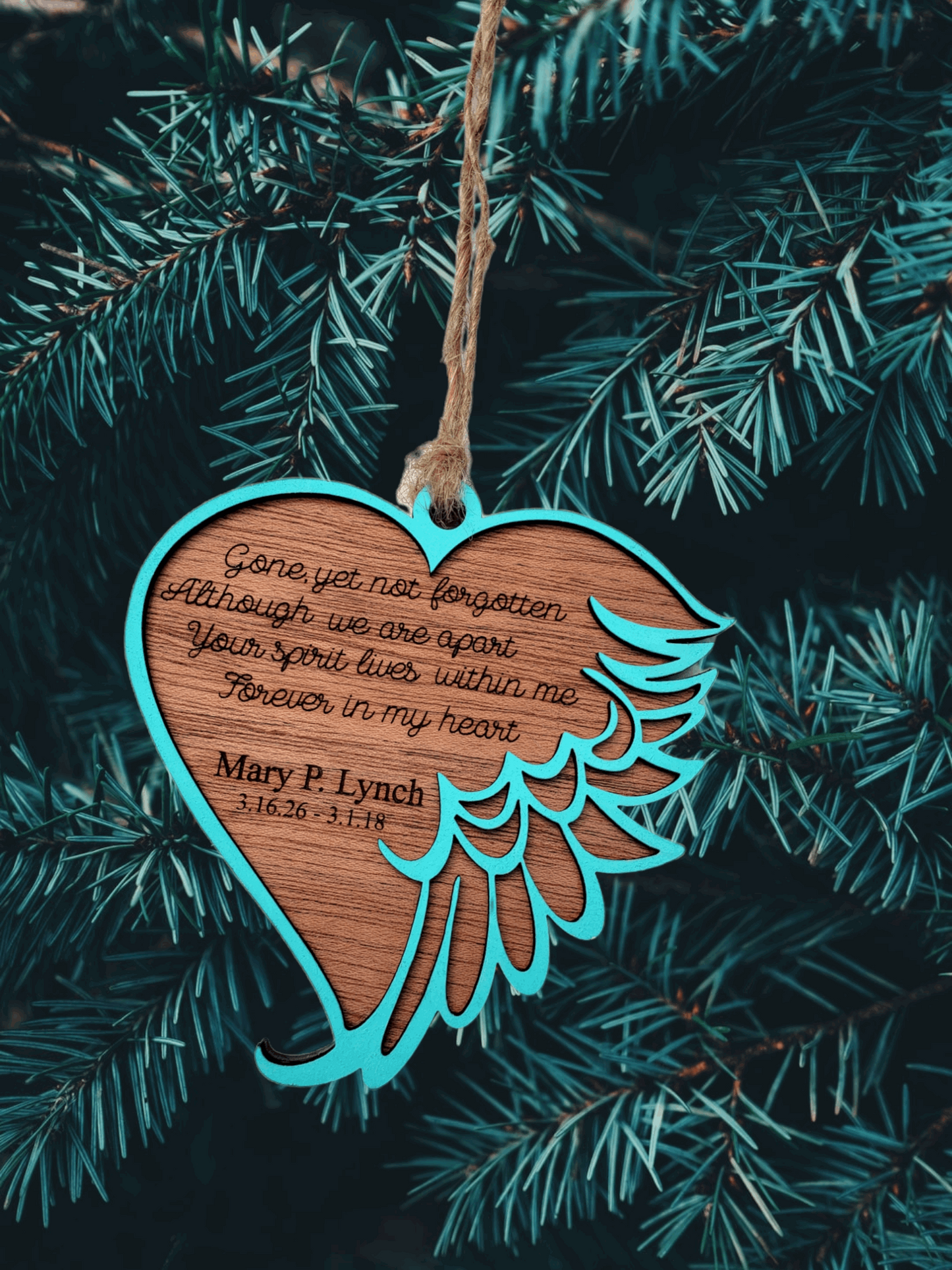 Angel Wing Memorial Ornament