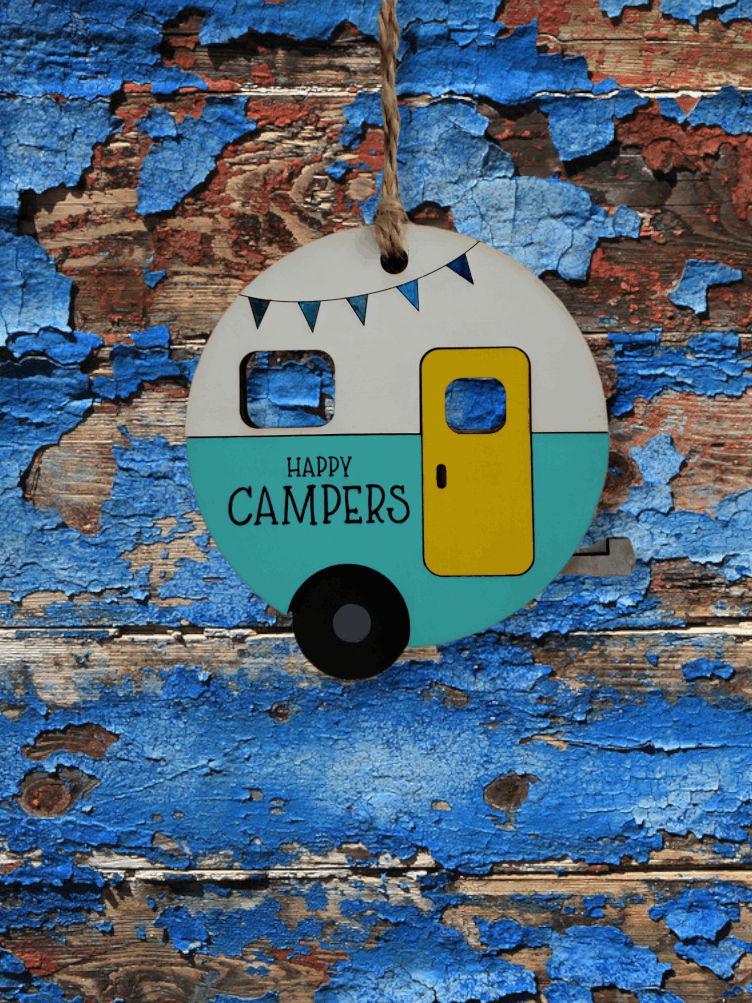 Round Camper Ornament