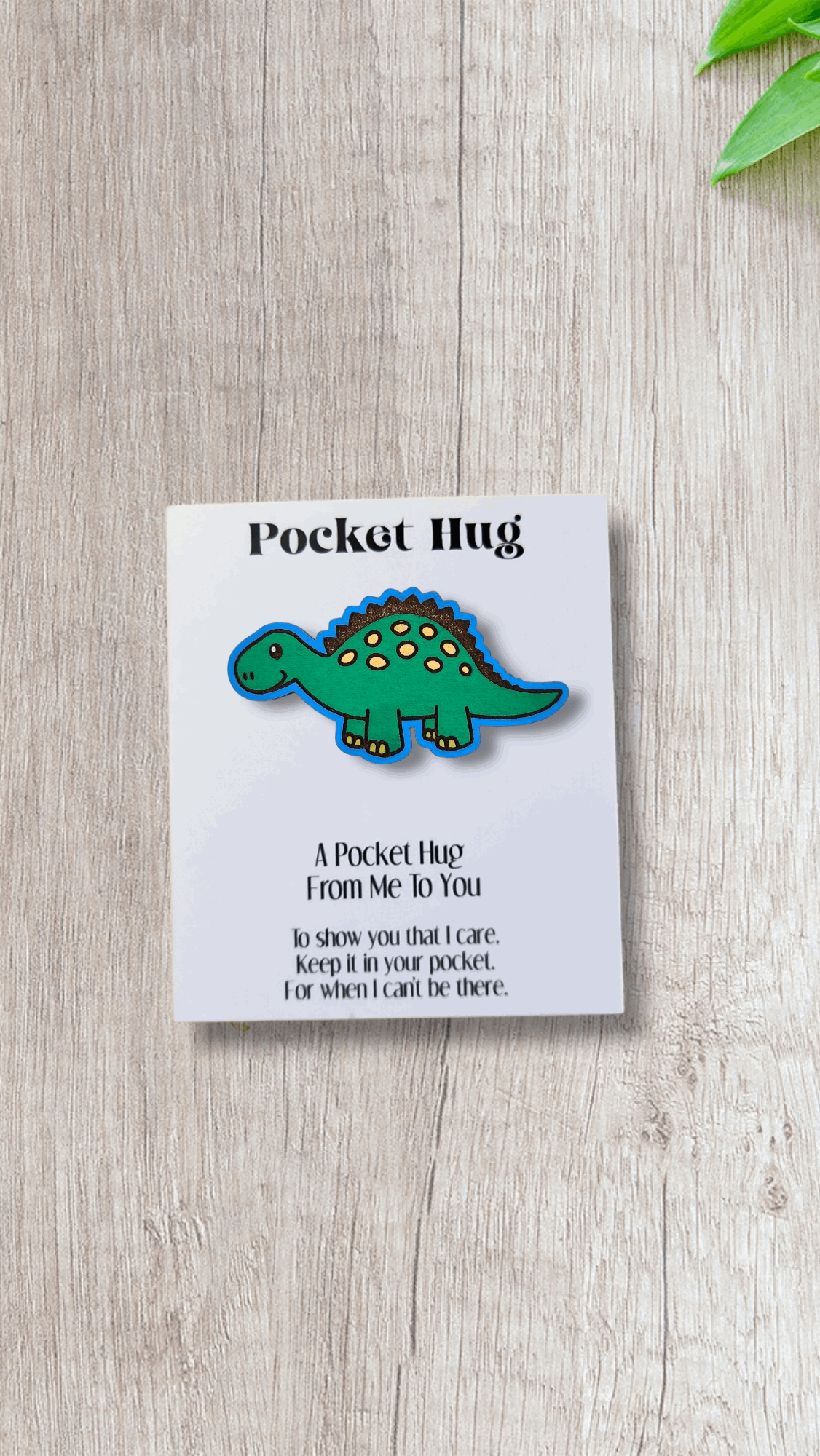 Dinosaur Pocket Hugs (Customizable)