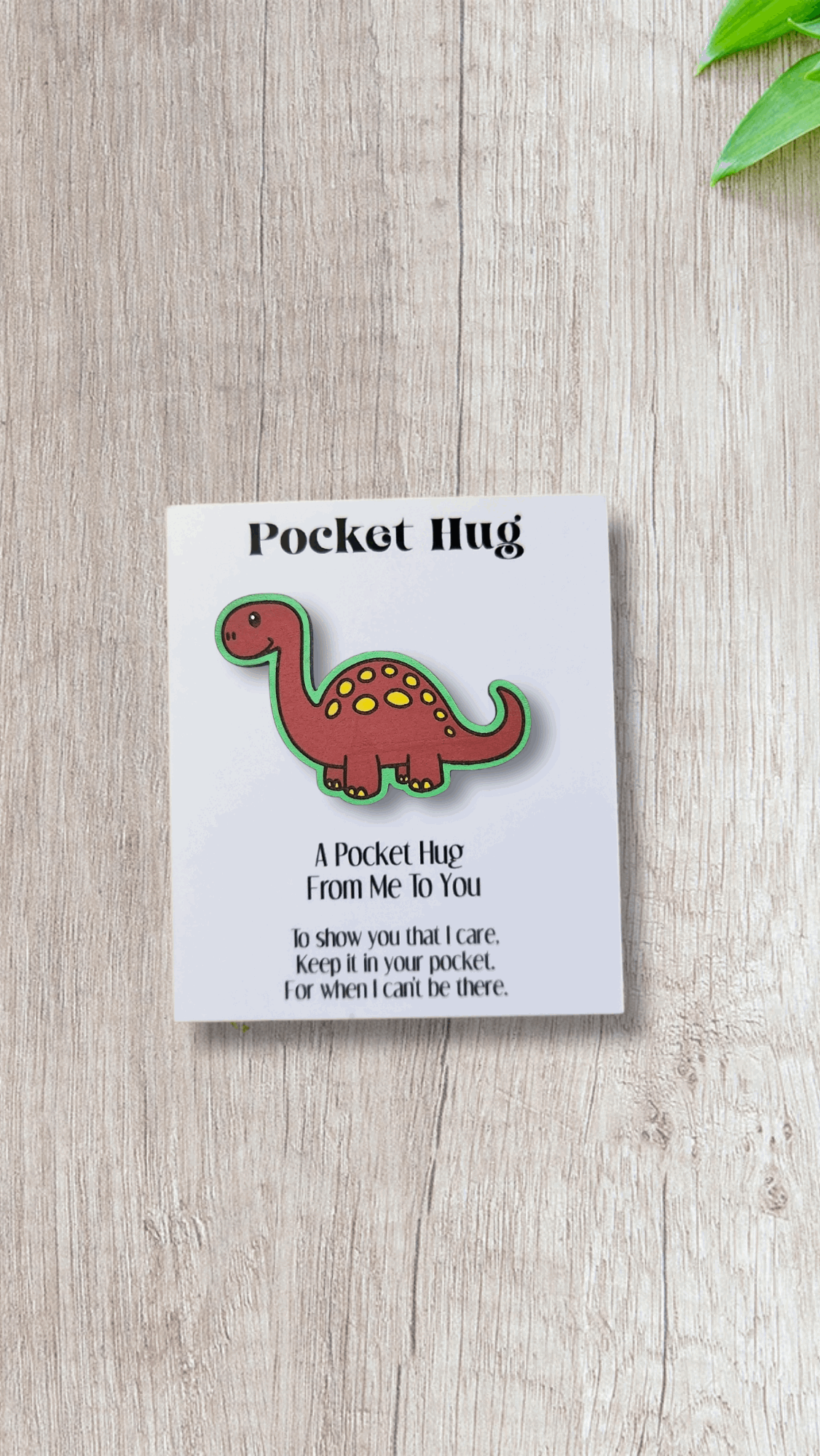 Dinosaur Pocket Hugs (Customizable)