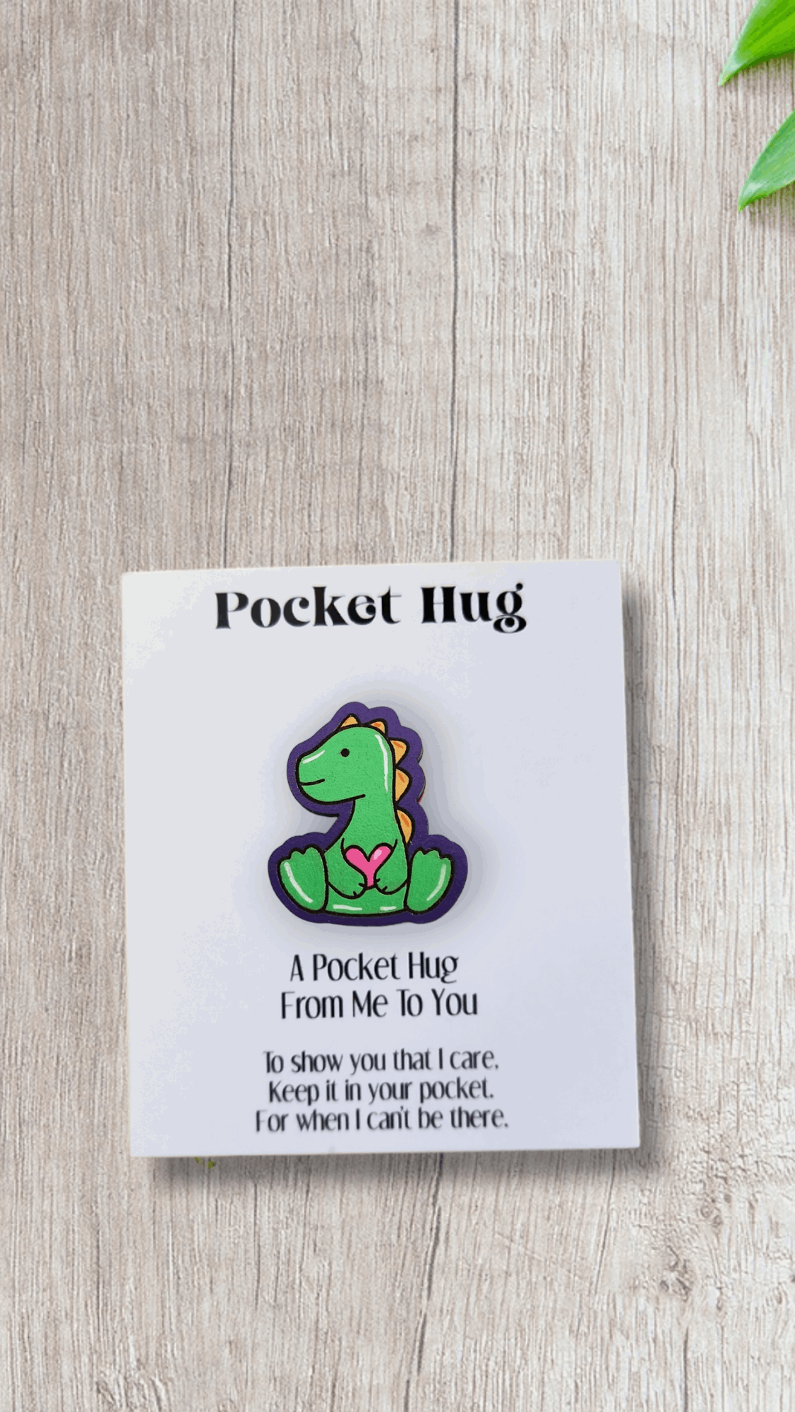 Dinosaur Pocket Hugs (Customizable)