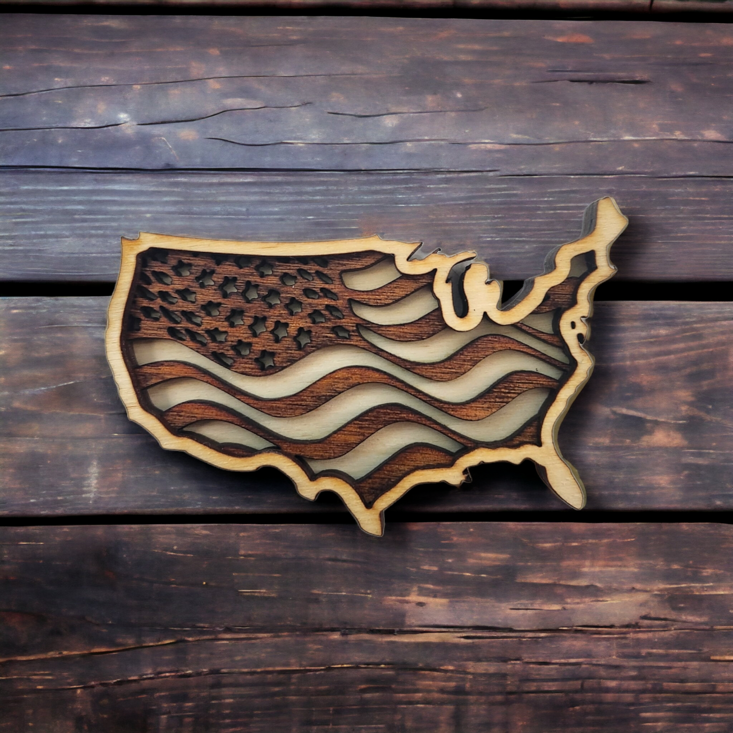 Introducing a breath of fresh air to your car journeys – our meticulously crafted wooden USA vehicle vent diffuser!