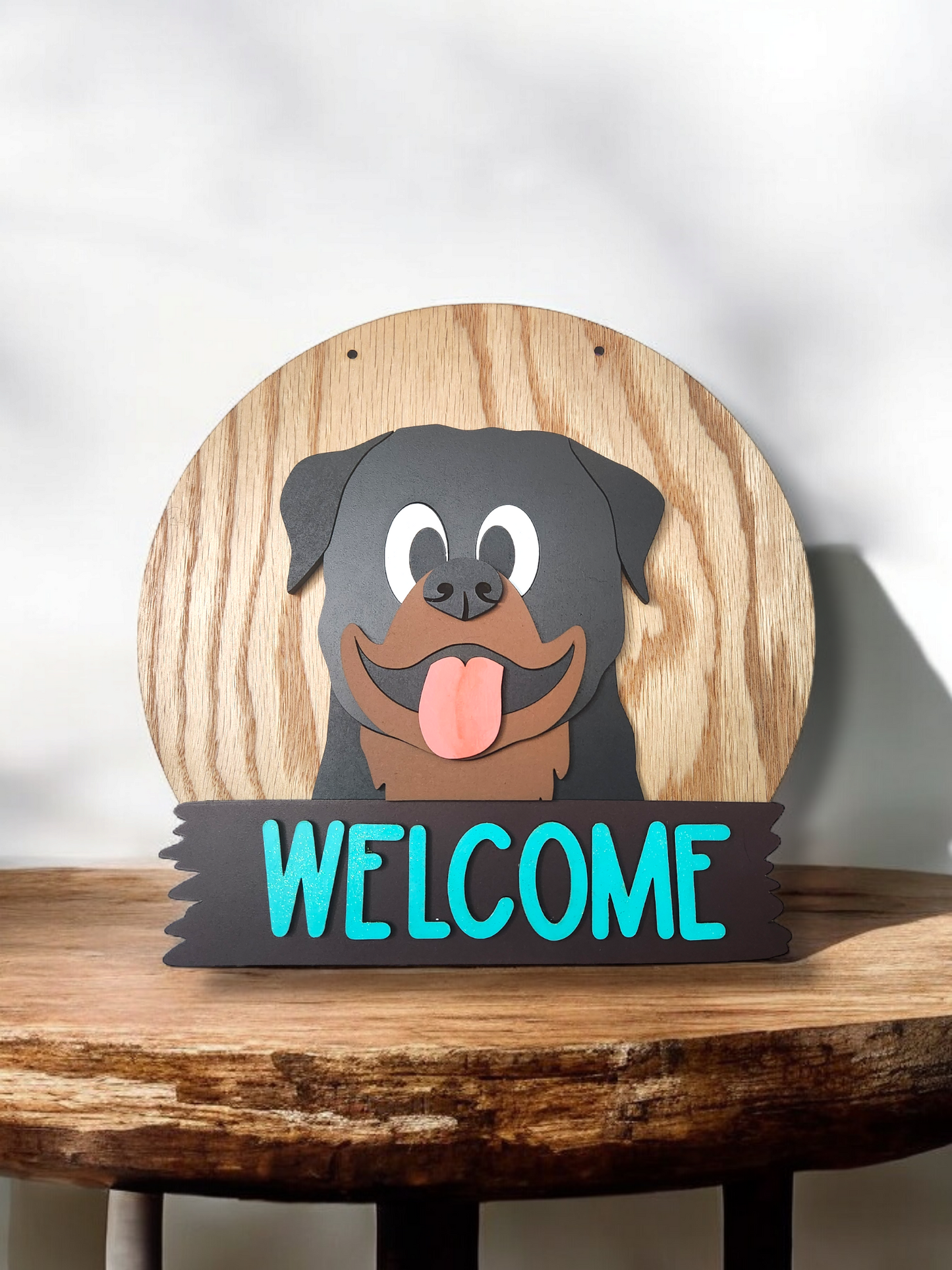 Welcome guests in style! Handmade Critter Welcome Signs with Interchangeable Hats for Every Holiday and Season!