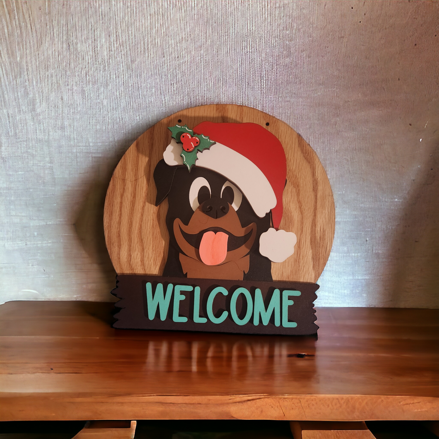 Welcome guests in style! Handmade Critter Welcome Signs with Interchangeable Hats for Every Holiday and Season!