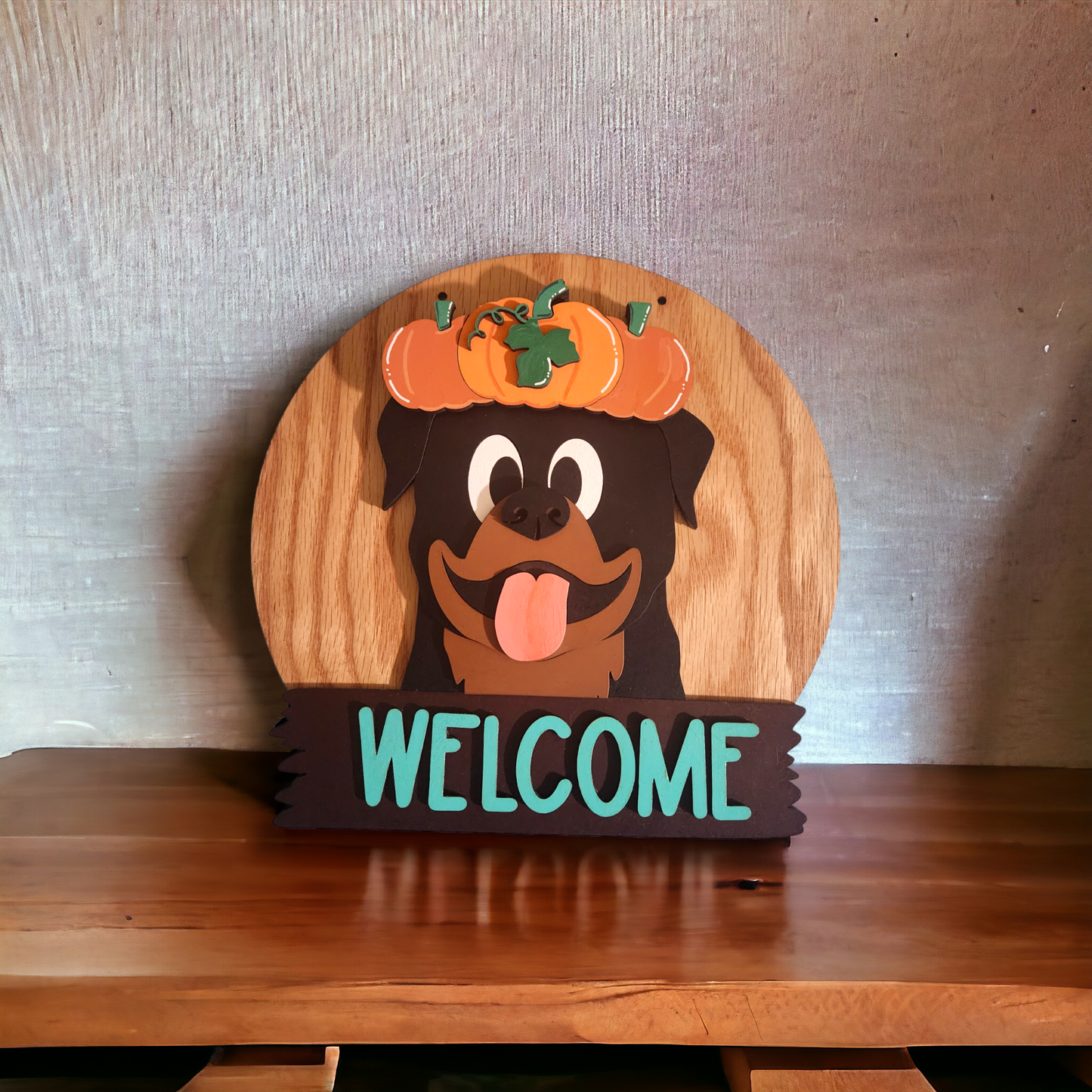 Welcome guests in style! Handmade Critter Welcome Signs with Interchangeable Hats for Every Holiday and Season!