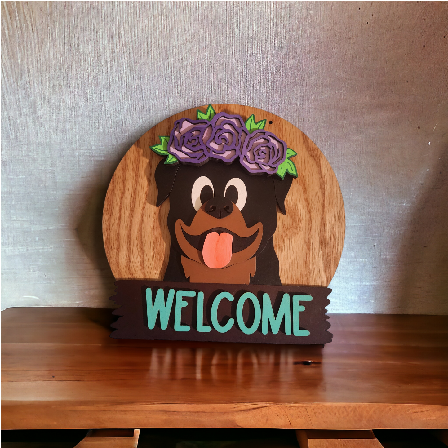 Welcome guests in style! Handmade Critter Welcome Signs with Interchangeable Hats for Every Holiday and Season!