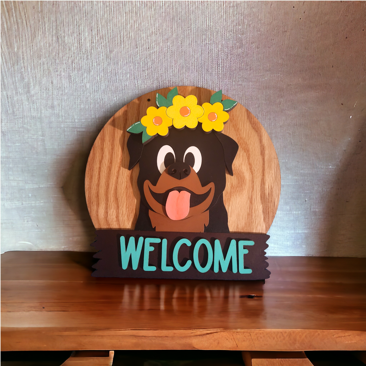 Welcome guests in style! Handmade Critter Welcome Signs with Interchangeable Hats for Every Holiday and Season!