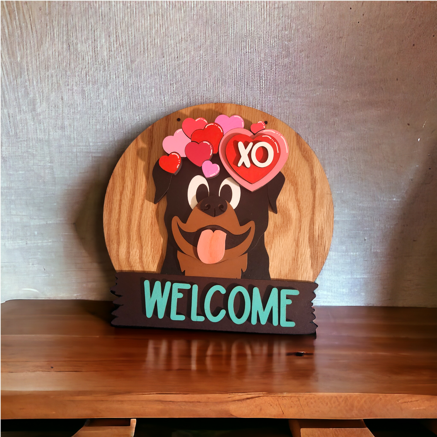 Welcome guests in style! Handmade Critter Welcome Signs with Interchangeable Hats for Every Holiday and Season!