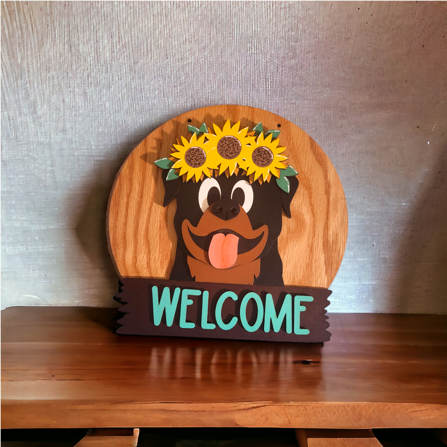 Welcome guests in style! Handmade Critter Welcome Signs with Interchangeable Hats for Every Holiday and Season!