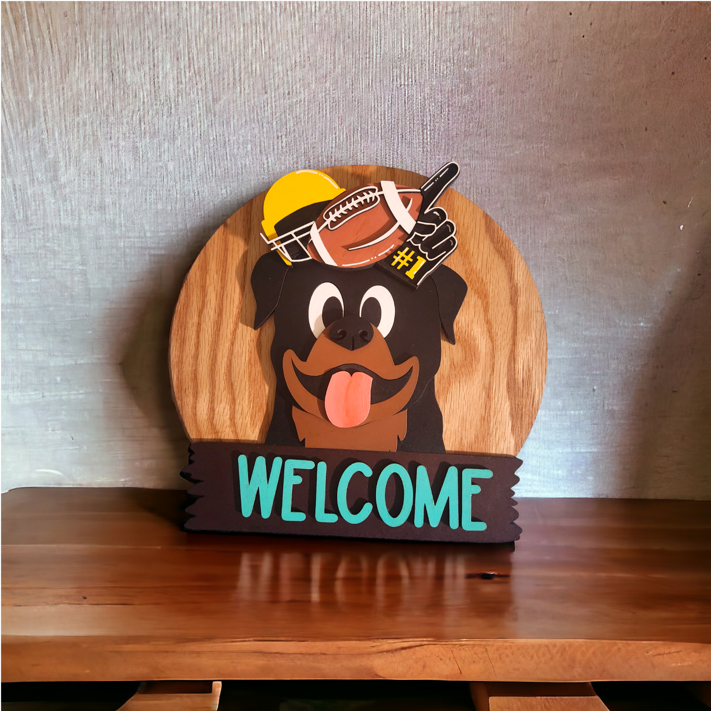 Welcome guests in style! Handmade Critter Welcome Signs with Interchangeable Hats for Every Holiday and Season!