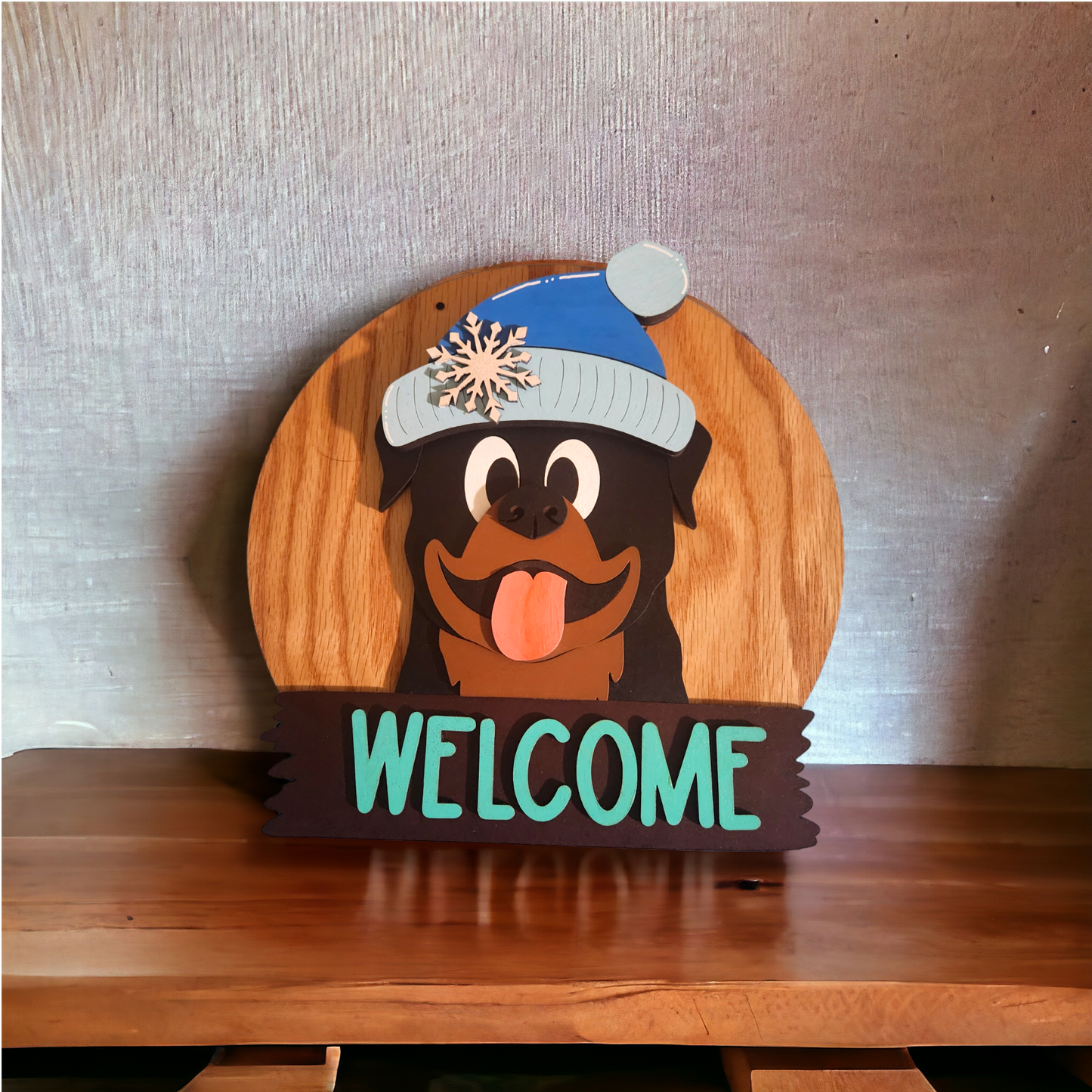 Welcome guests in style! Handmade Critter Welcome Signs with Interchangeable Hats for Every Holiday and Season!