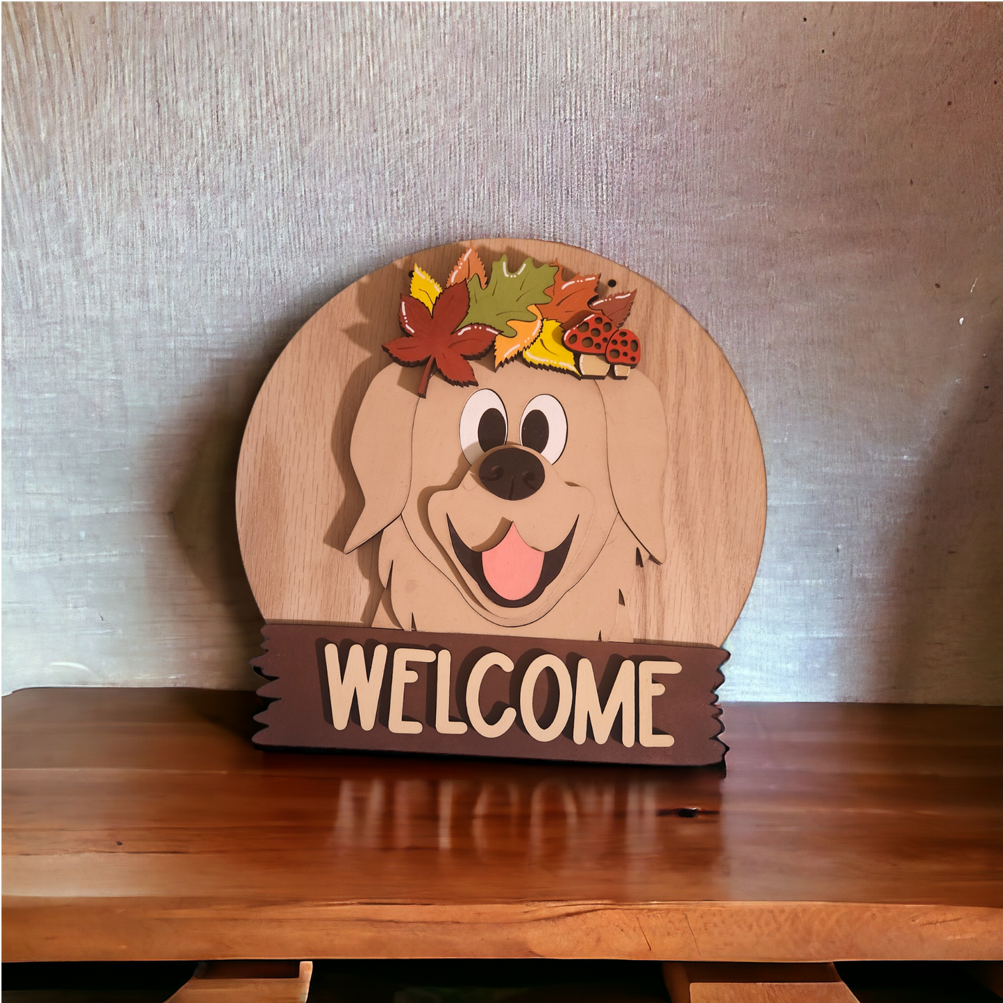 Welcome guests in style! Handmade Critter Welcome Signs with Interchangeable Hats for Every Holiday and Season!