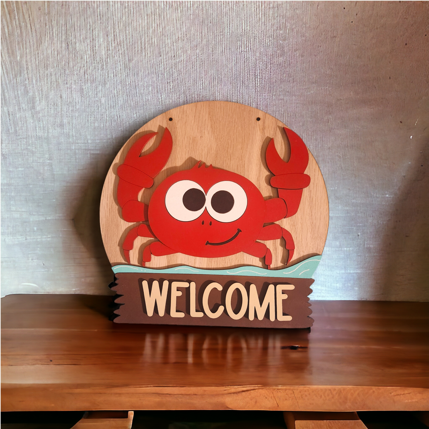 Welcome guests in style! Handmade Critter Welcome Signs with Interchangeable Hats for Every Holiday and Season!