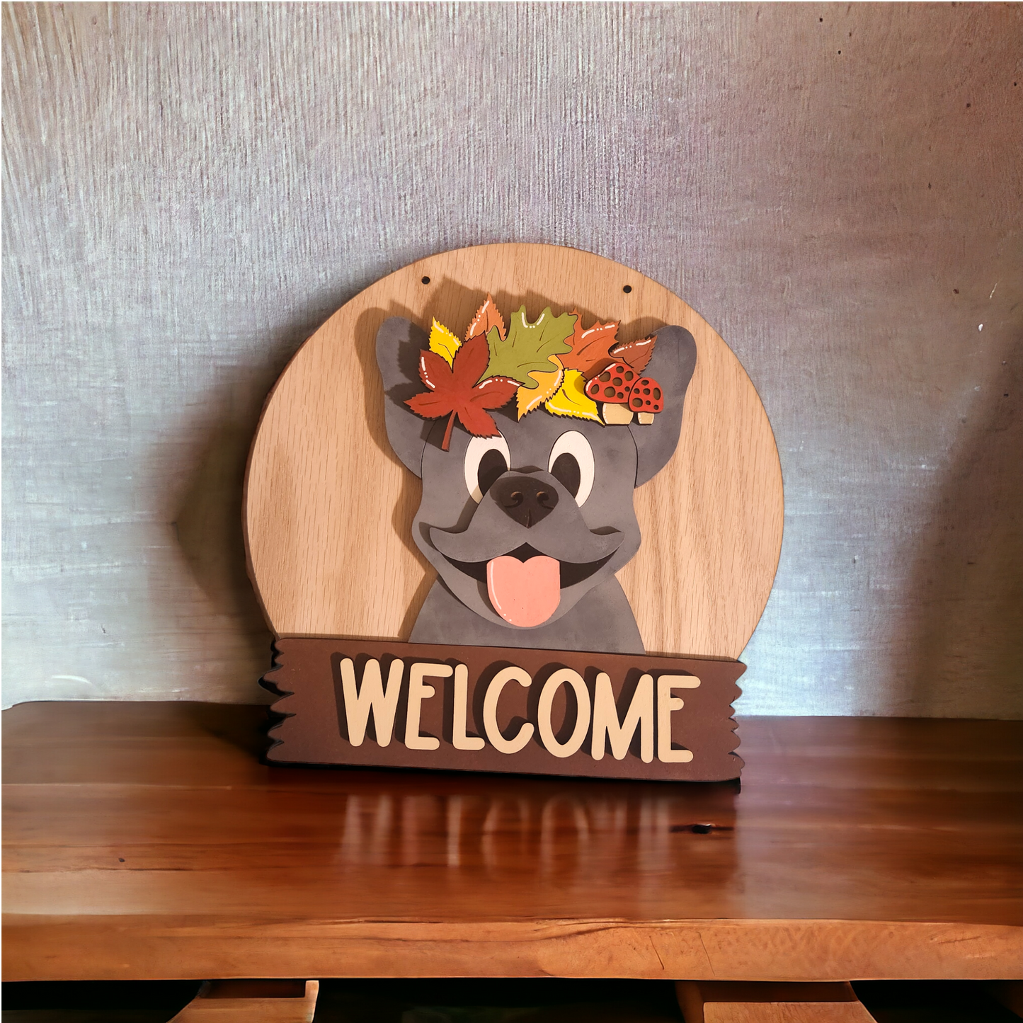 Welcome guests in style! Handmade Critter Welcome Signs with Interchangeable Hats for Every Holiday and Season!