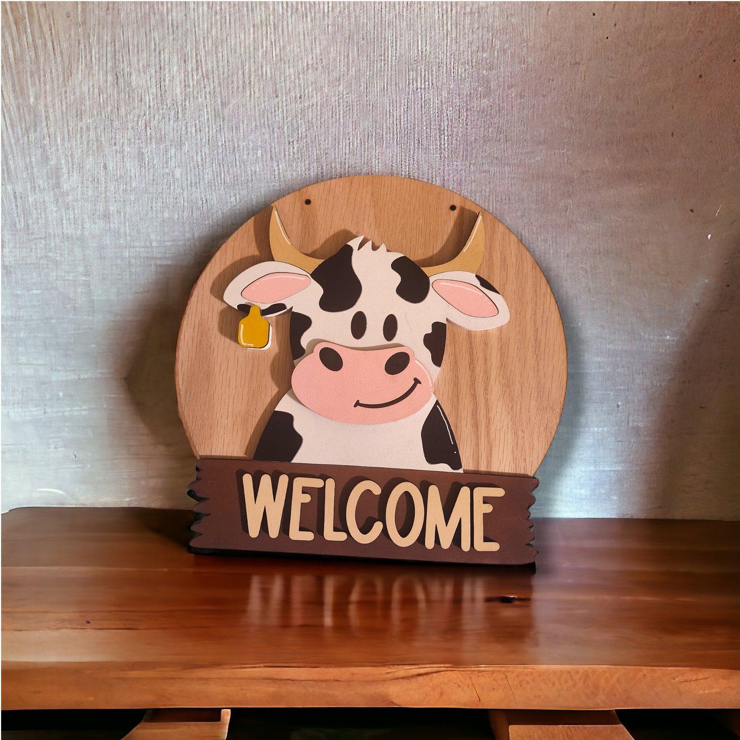 Welcome guests in style! Handmade Critter Welcome Signs with Interchangeable Hats for Every Holiday and Season!